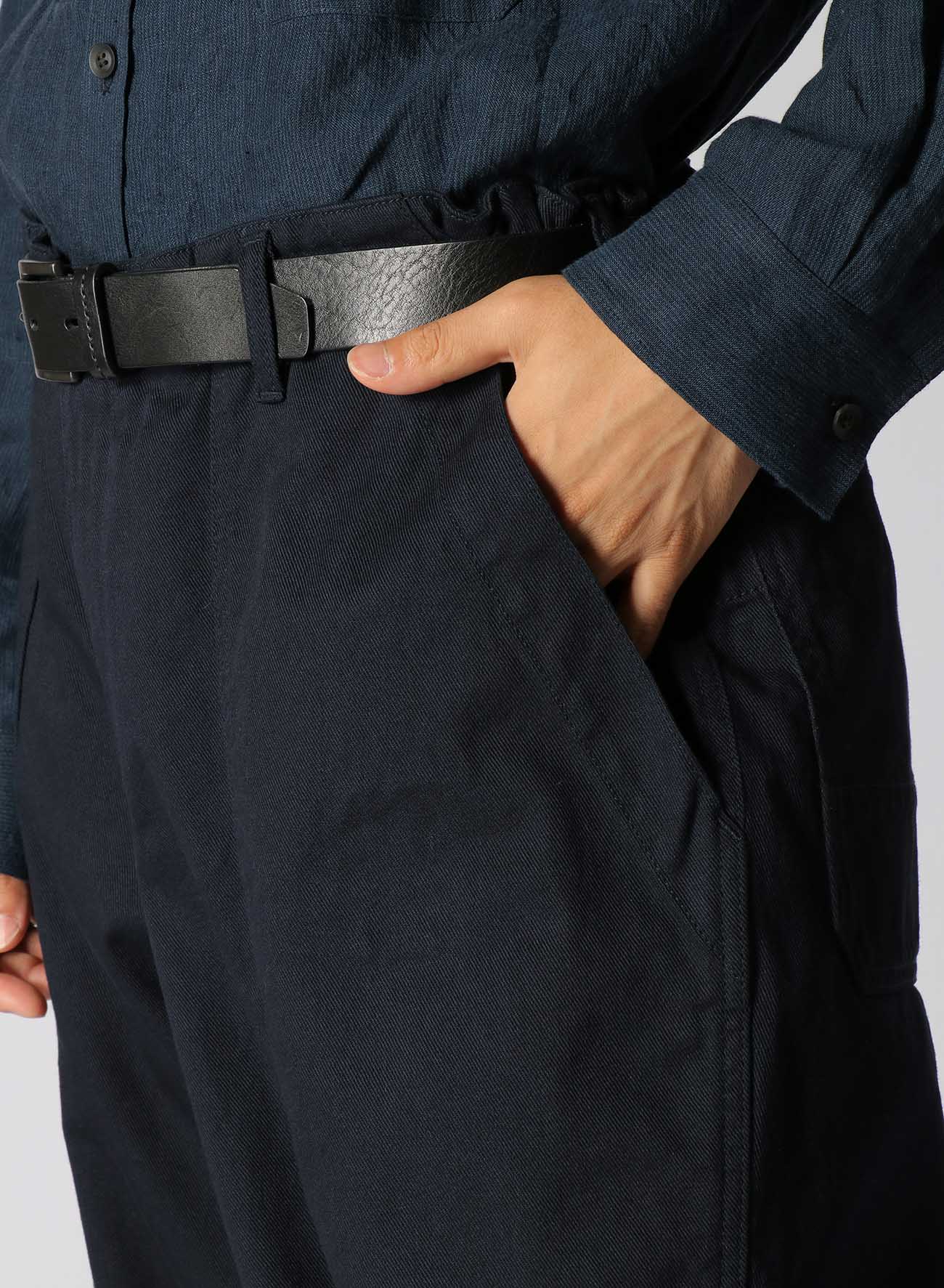 B.S KATSURAGI Y-BAKER PANTS(S Navy): Yohji Yamamoto POUR HOMME