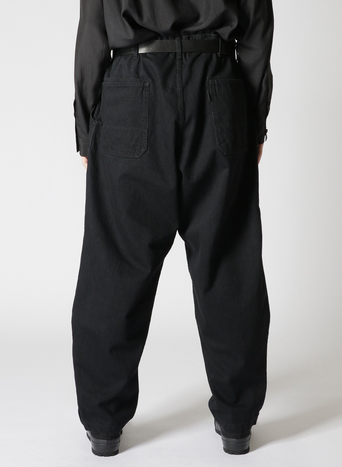 Yohji Yamamoto パンツ BLACK DENIM BAKER-