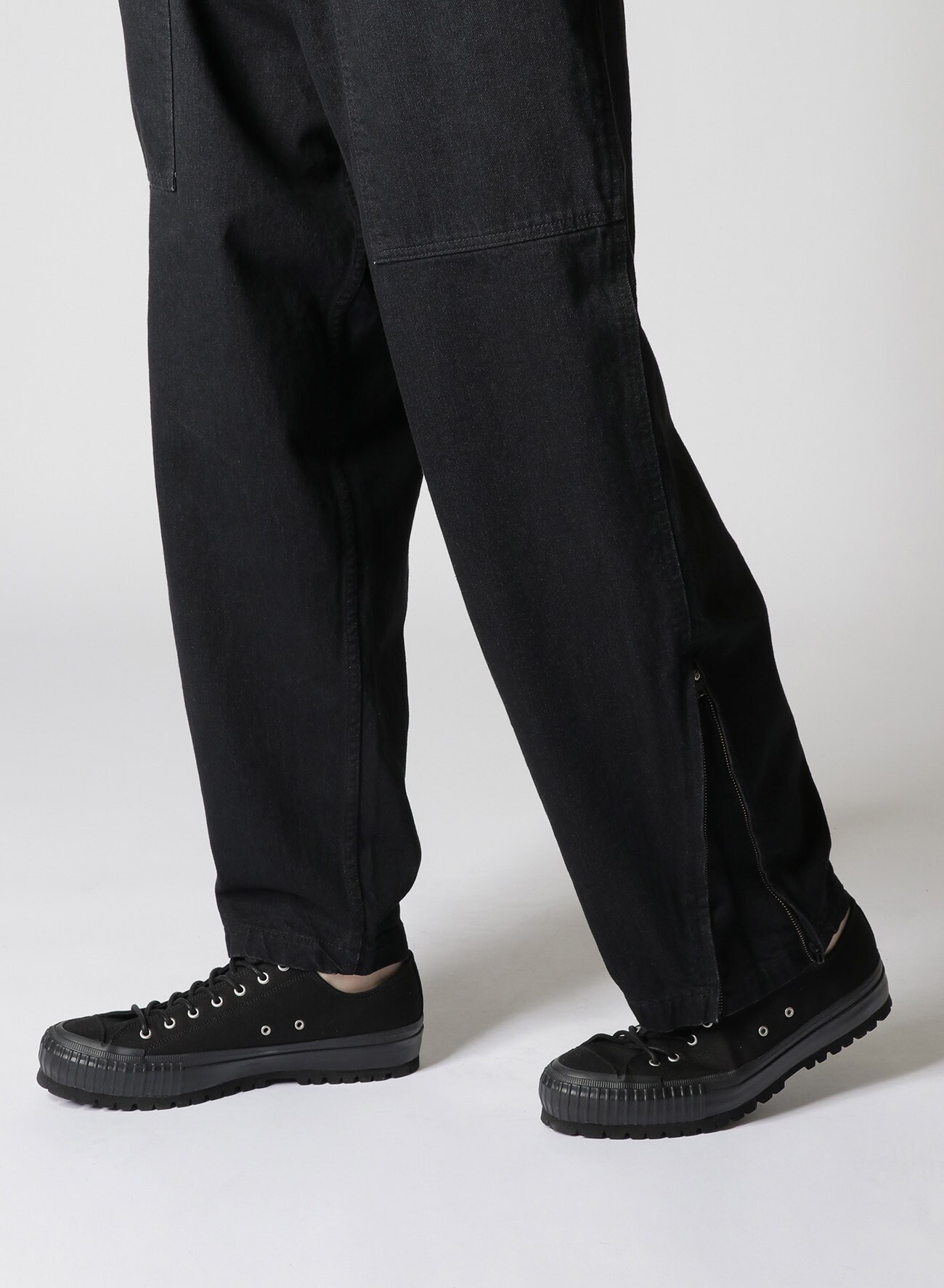 Yohji Yamamoto パンツ BLACK DENIM BAKER-