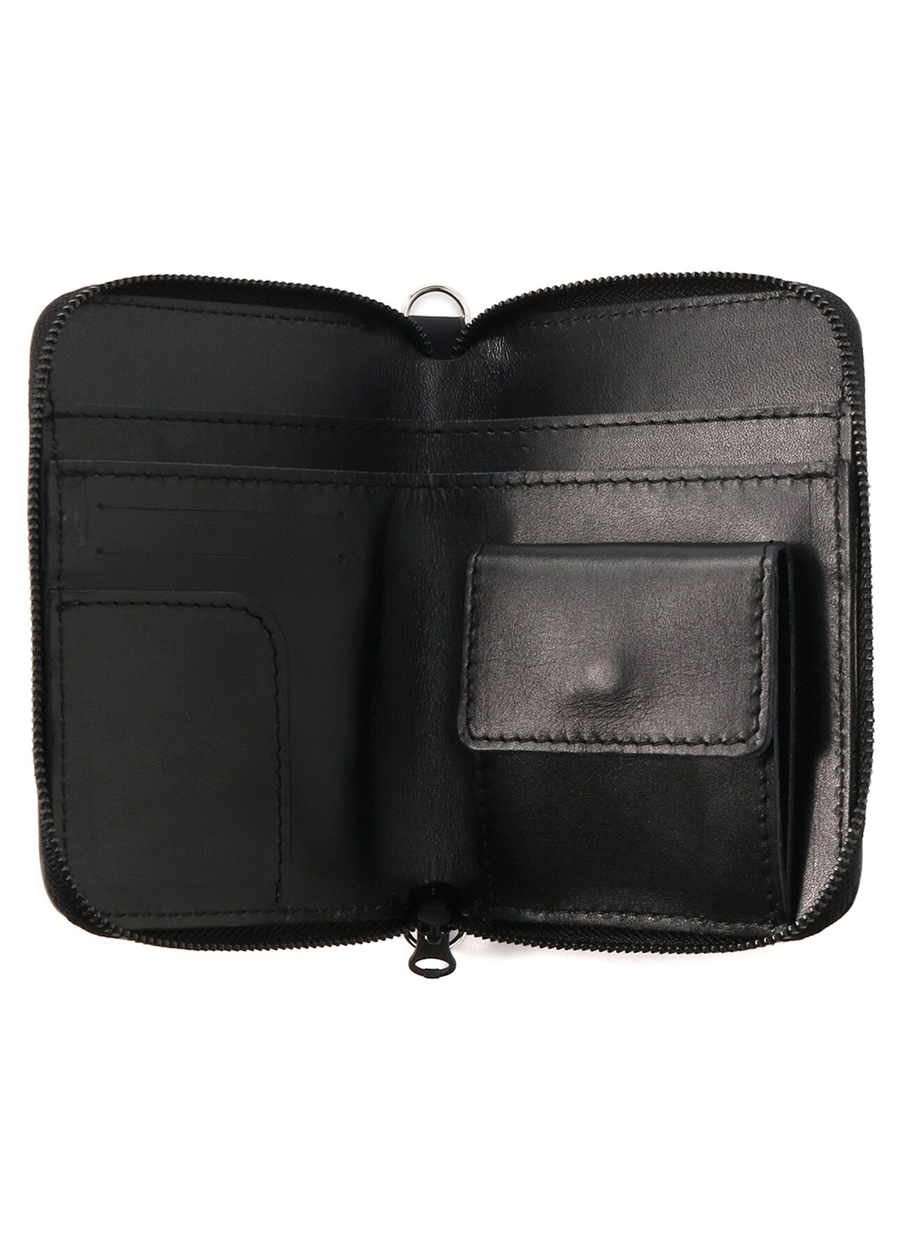 Rubber Touch Leather Chain Wallet
