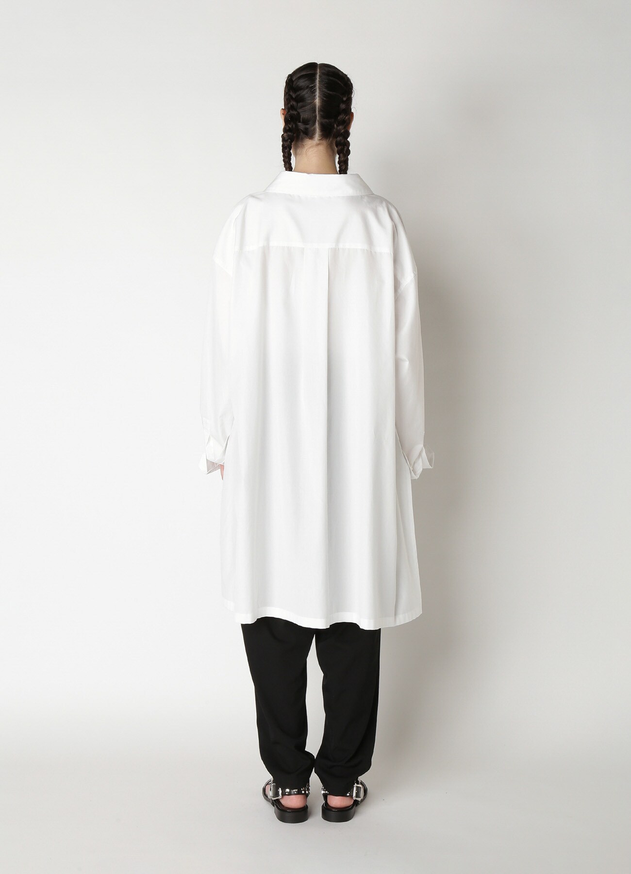 100/2 Broad B 2 Way Shirt B (S White): Vintage ｜ THE SHOP YOHJI