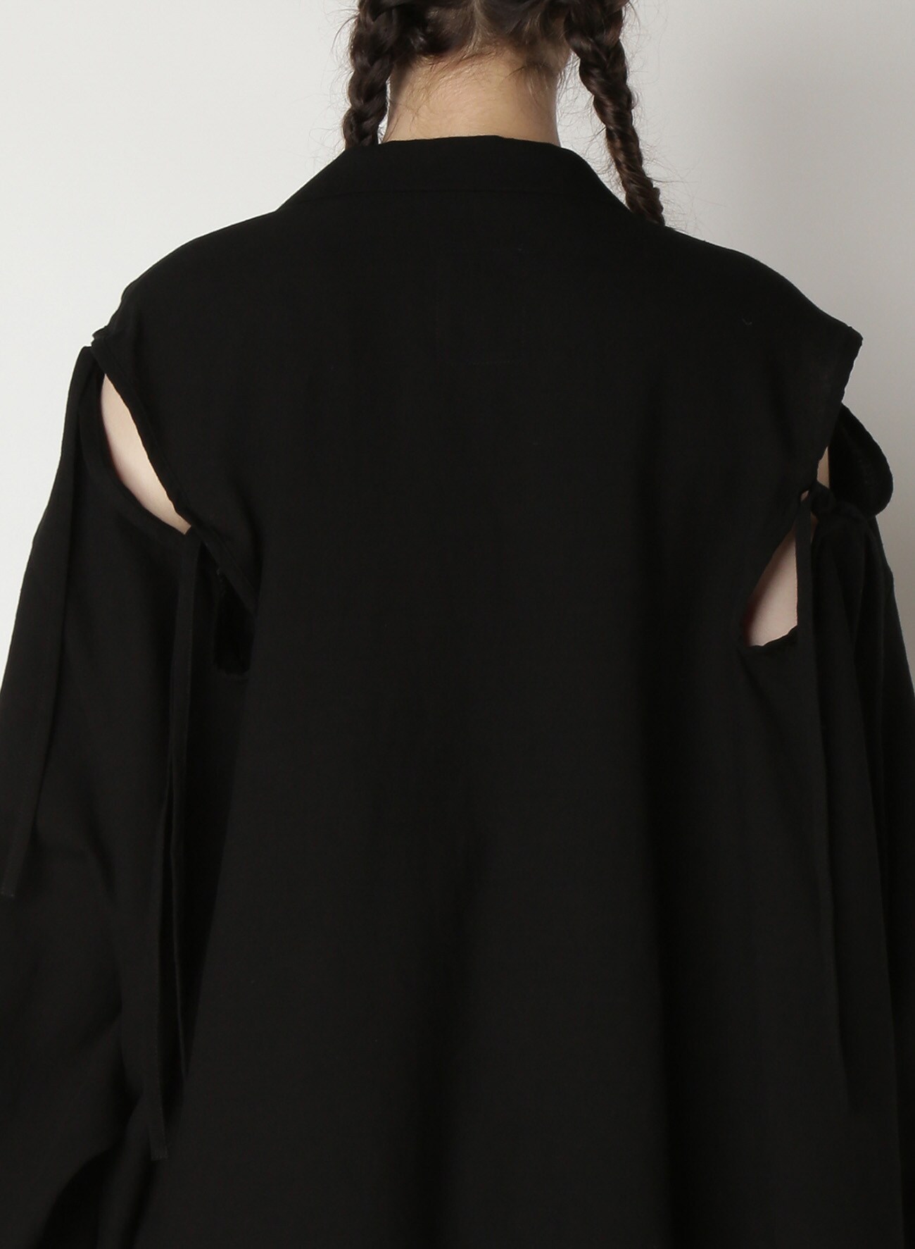 C/Li Calico A Shoulder Slit Coat