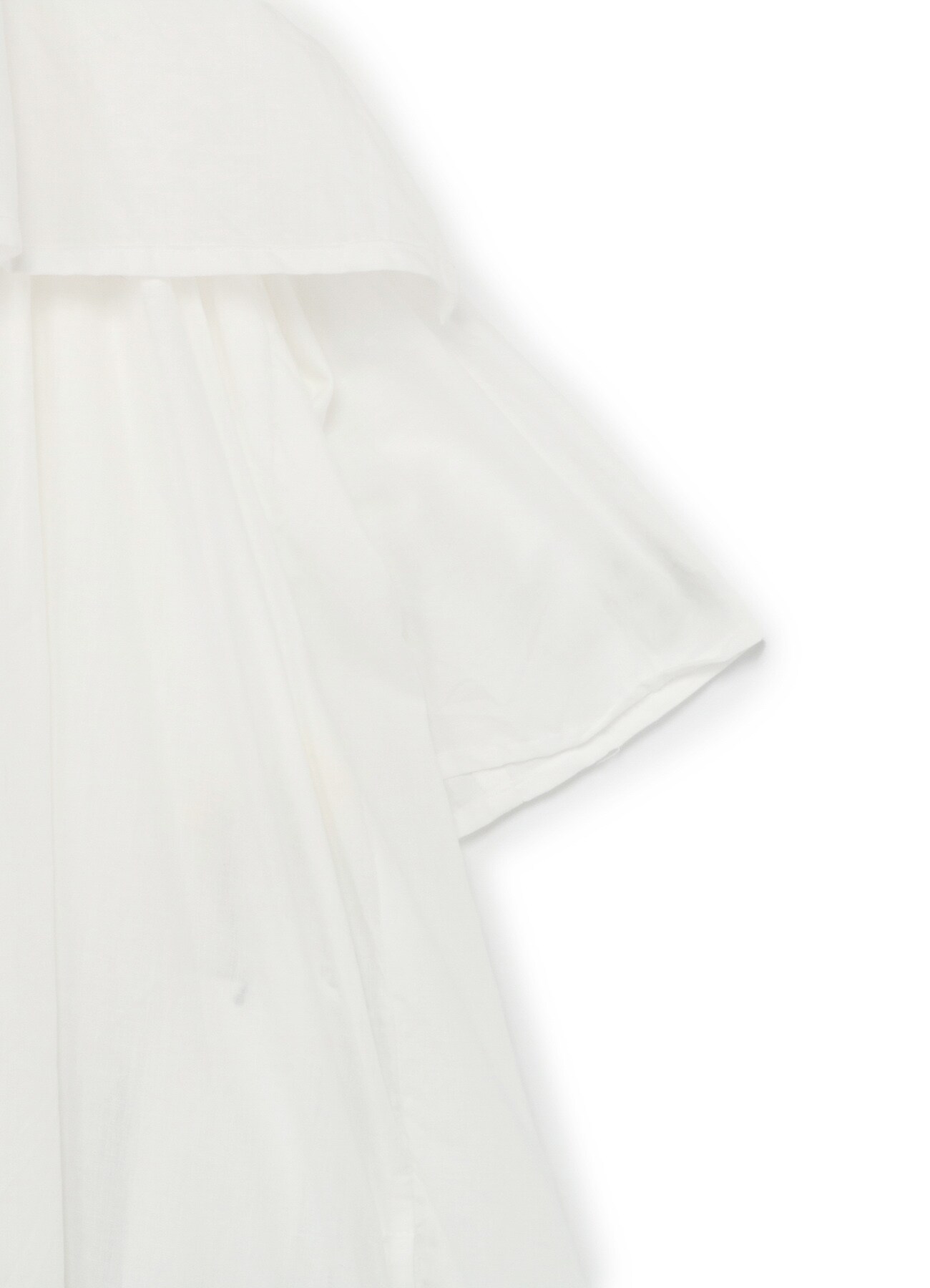 Cambrick Asymmetry Shoulder Strap Dress
