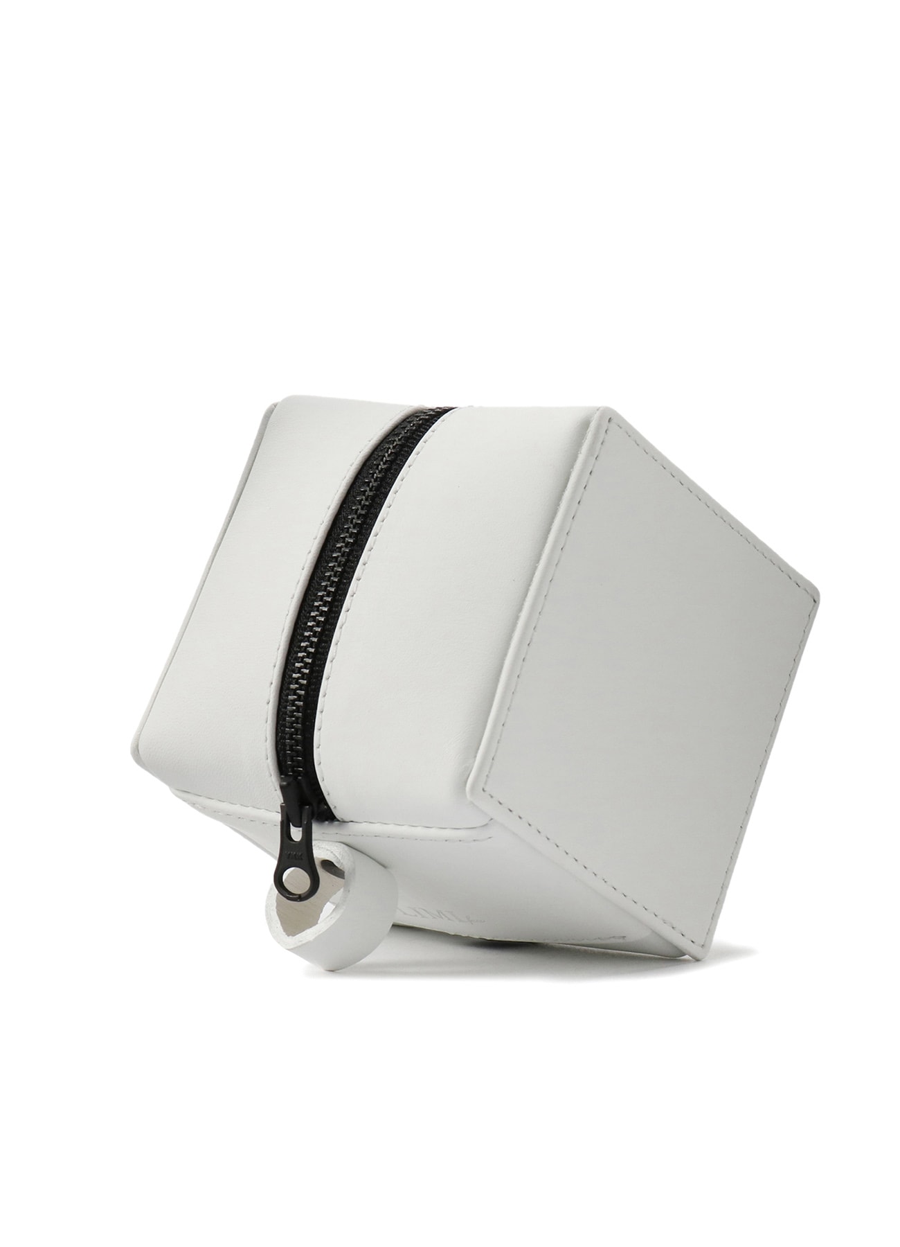 Rubber Touch Leather B Mini Cube Bag