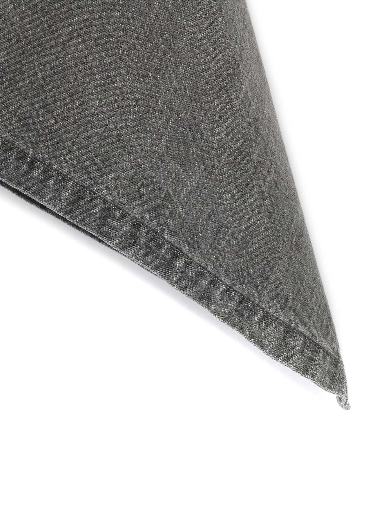 Grey Denim Sqaure Skirt A