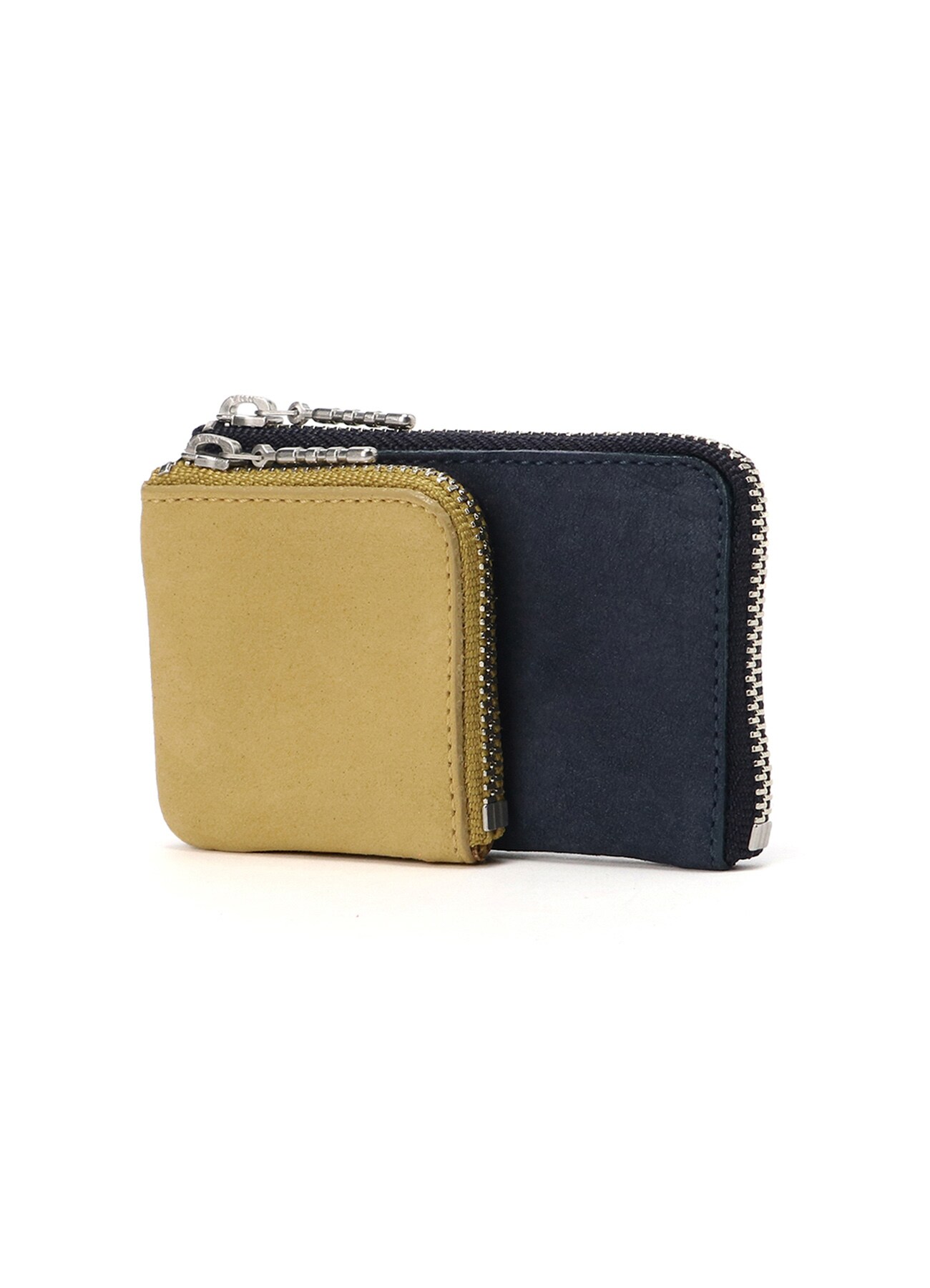 Color Nubuck Combination W Mini Wallet A