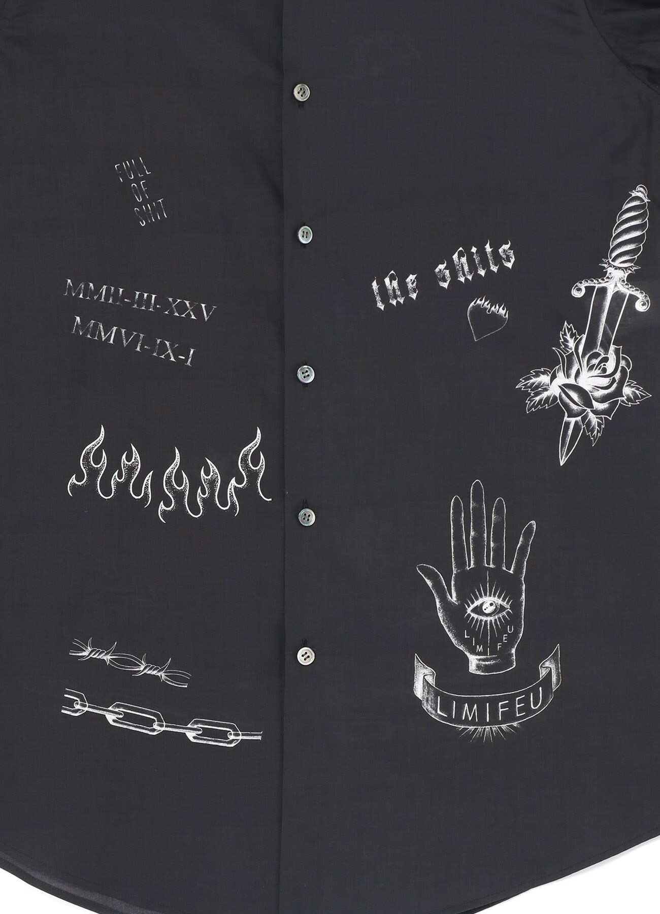 Tatoo Print-B Basic Shirt