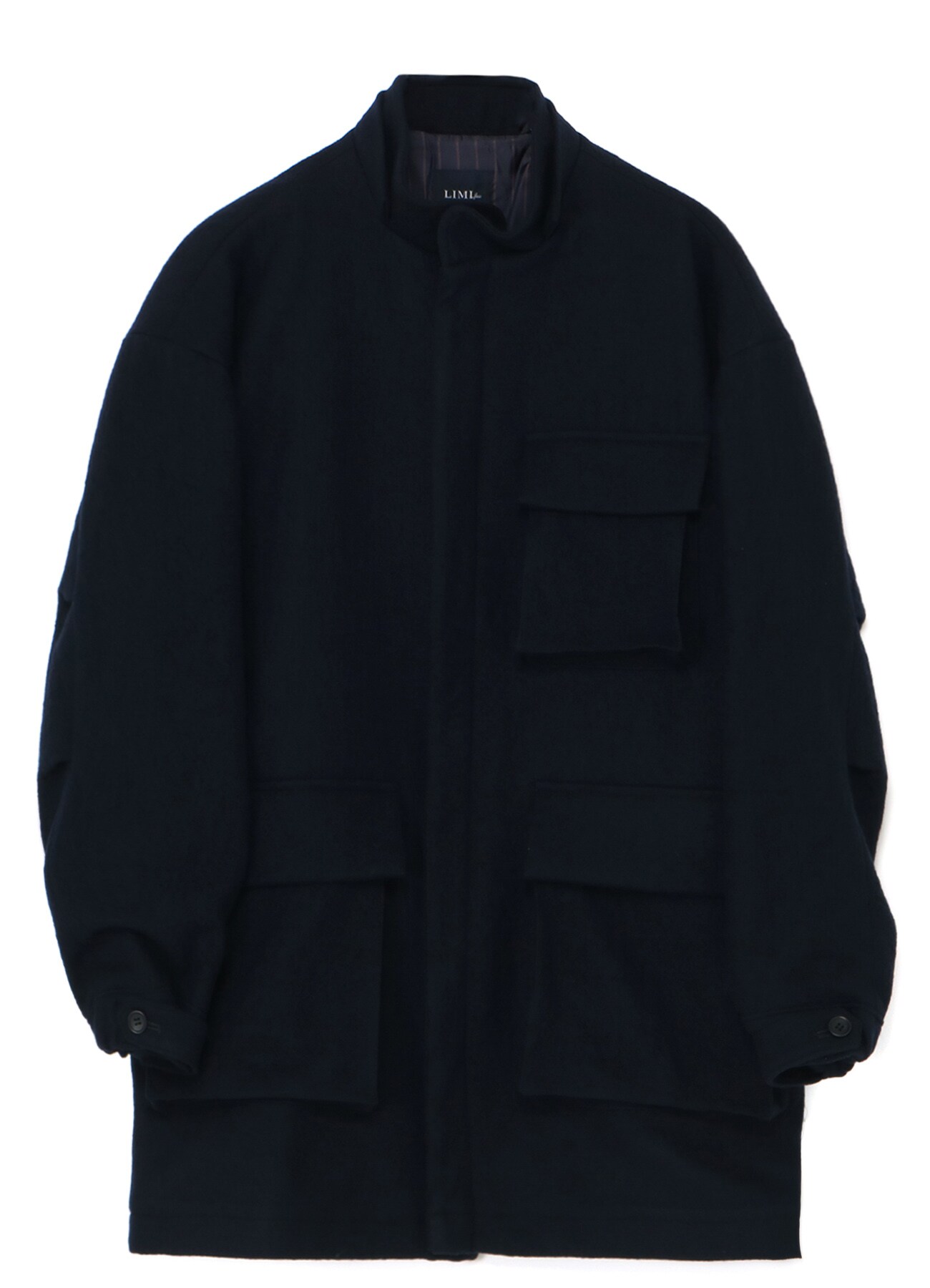 Hard Milled Serge Three Button Coat