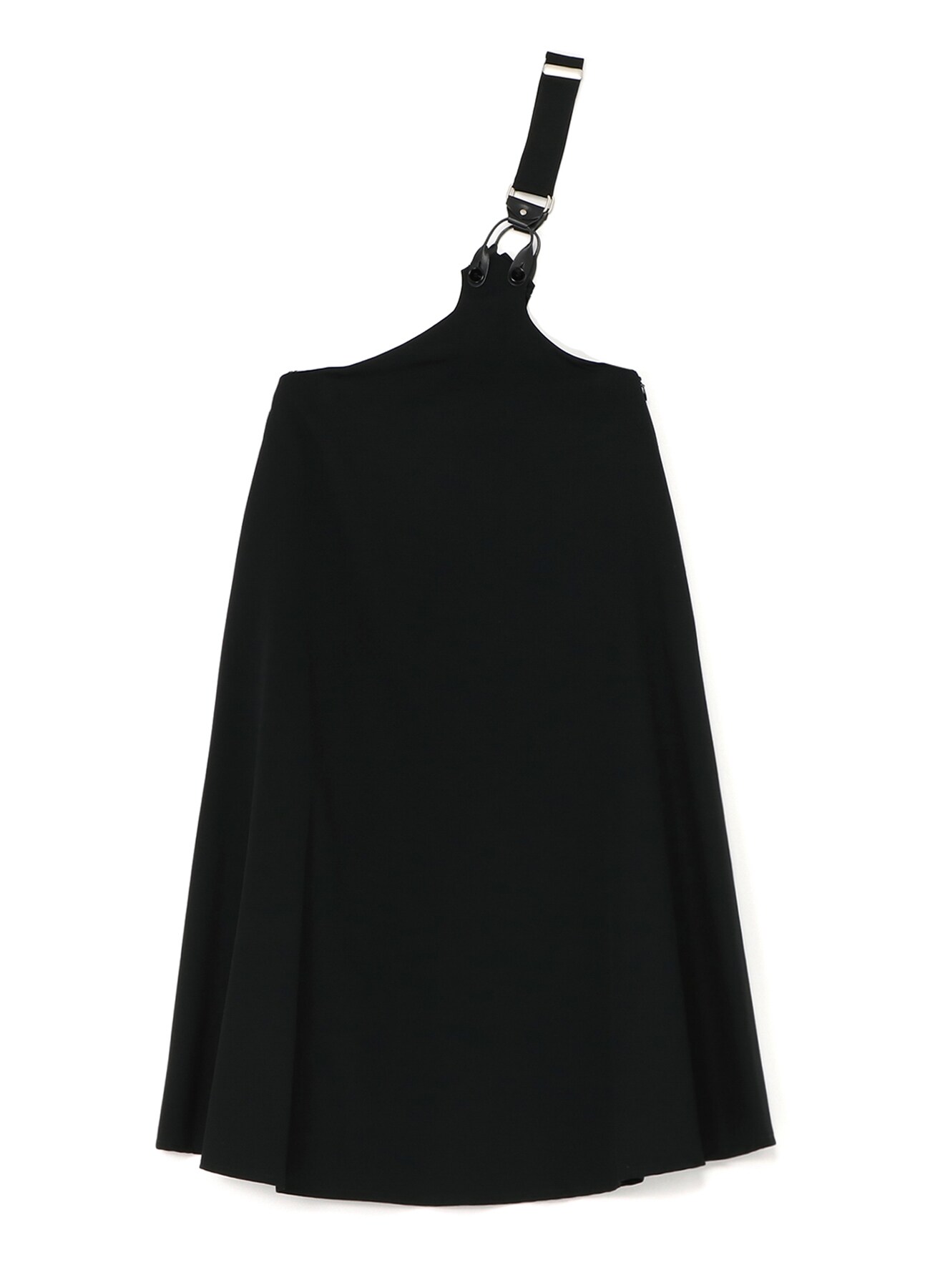 W/Gabardine One Shoulder Suspenders SkirtT