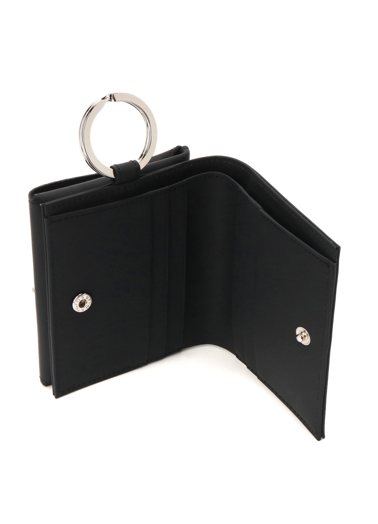 Rubber Touch Leather Studs Mini Wallet