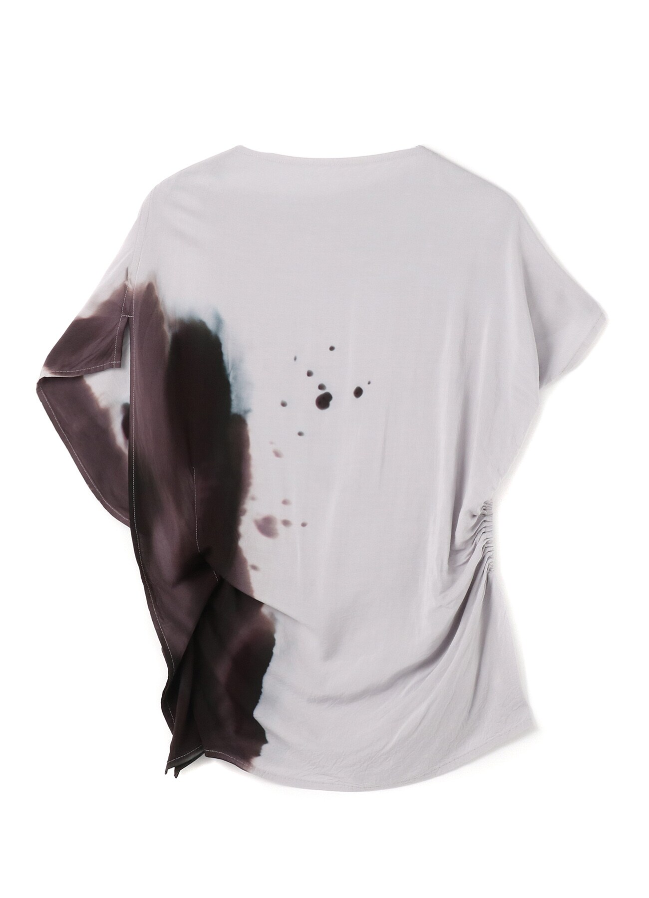 Blurred Dye Side Open Shirt