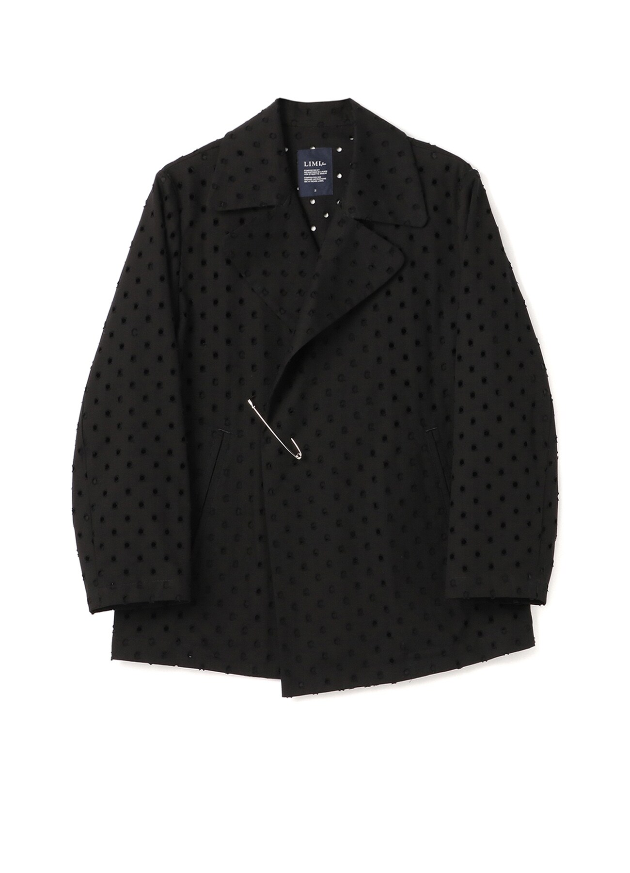 [LIMI feu 20th Anniv. Collection]Hole Twill Front Double Jacket