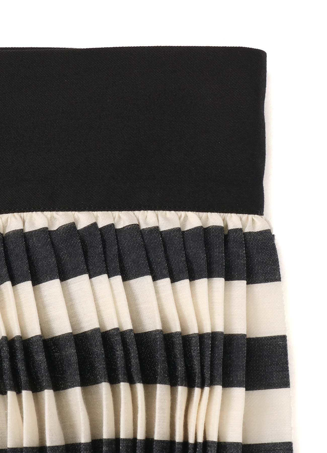 [LIMI feu 20th Anniv. Collection]Back Satin Border Layered Short Skirt