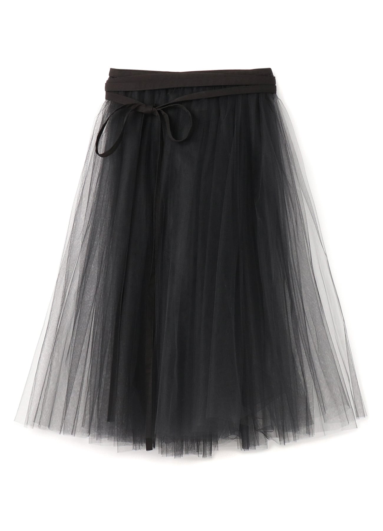 [LIMI feu 20th Anniv. Collection]Ny/Tulle Wrap Skirt