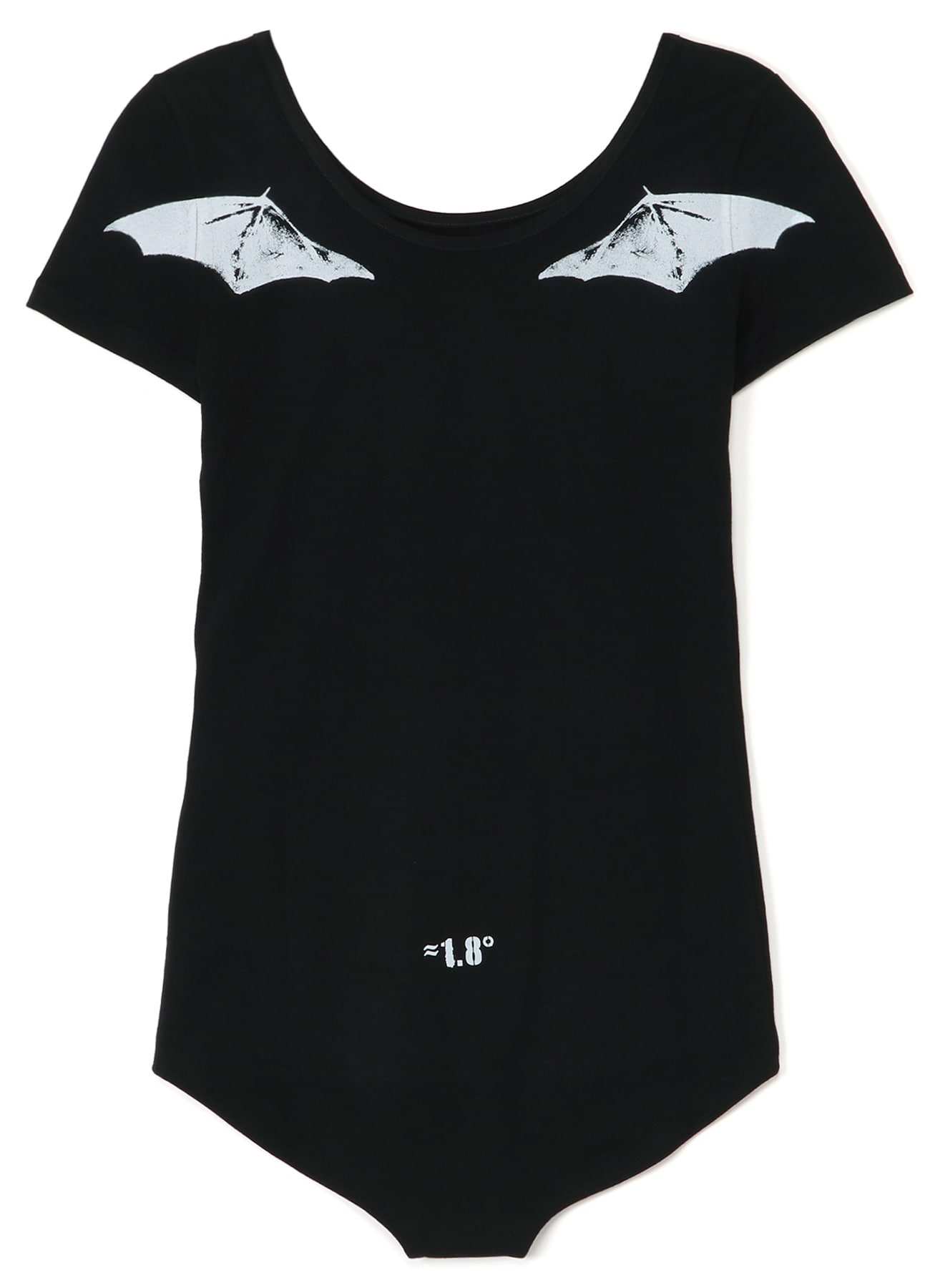 Bat Print Short Sleeve Rompers