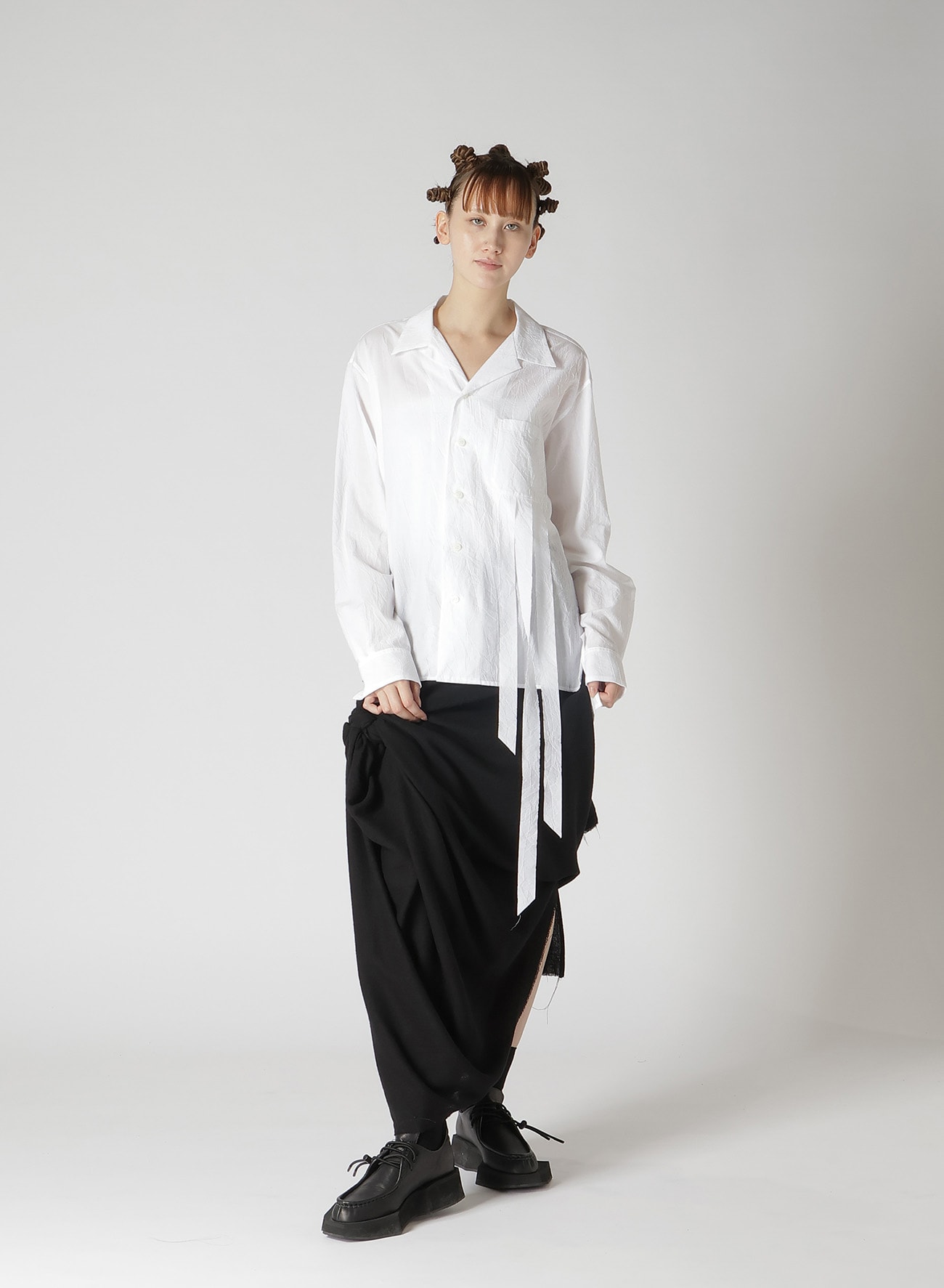 WASHER TYPEWRITER FRINGE SHIRT