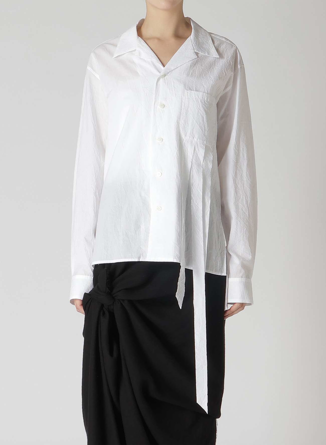 WASHER TYPEWRITER FRINGE SHIRT