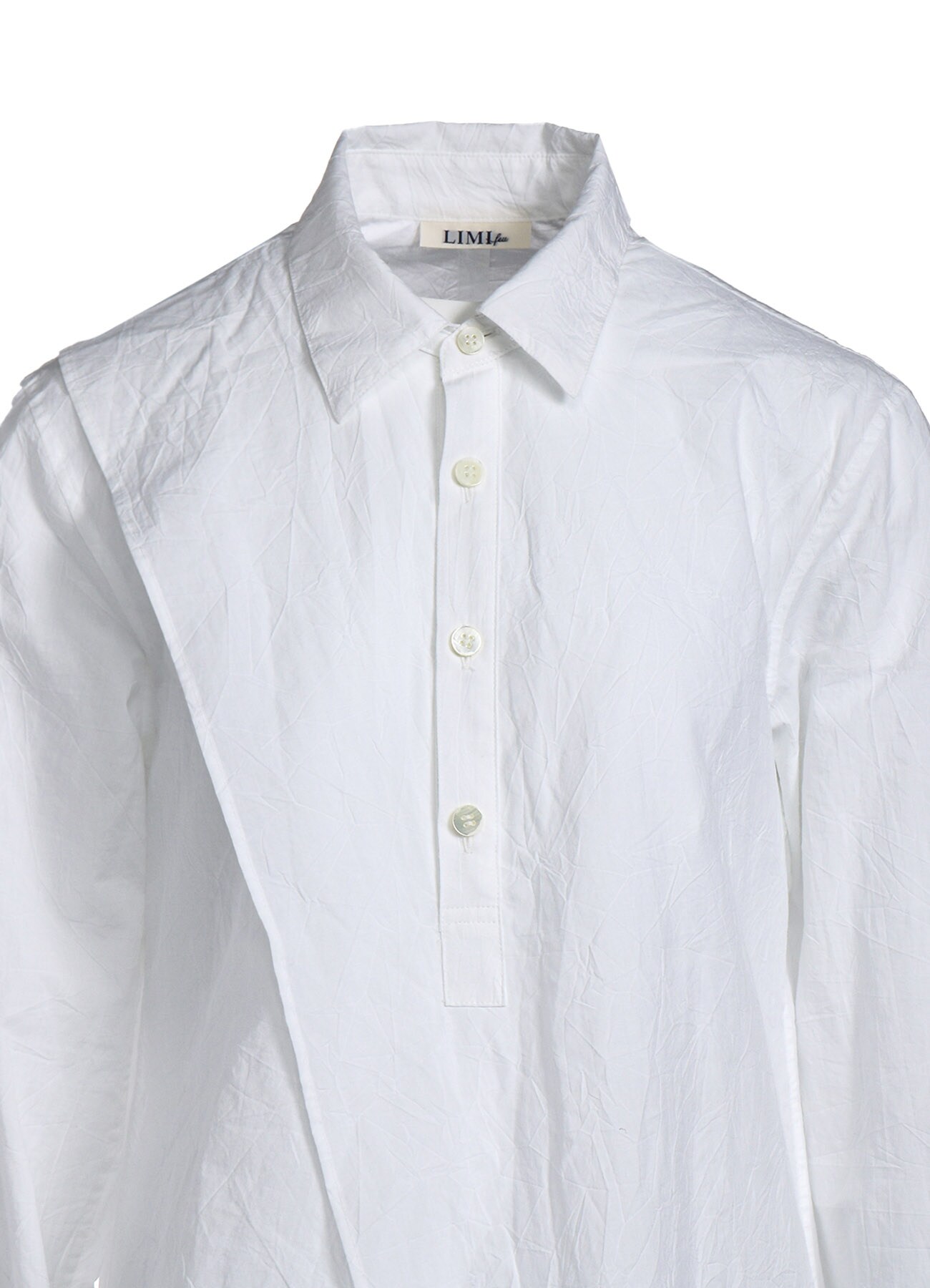 WASHER TYPEWRITER BOX HEM SHIRT