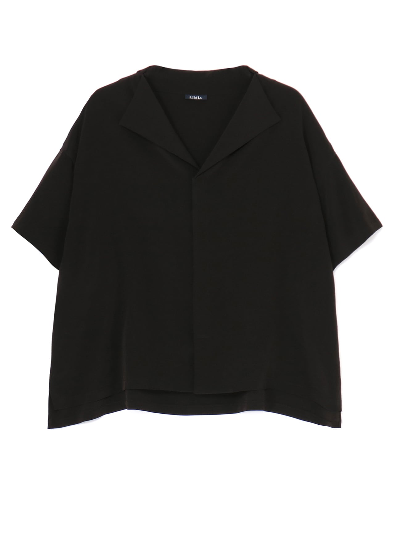 Yohji Yamamoto toggle-fastening satin shirt - Black