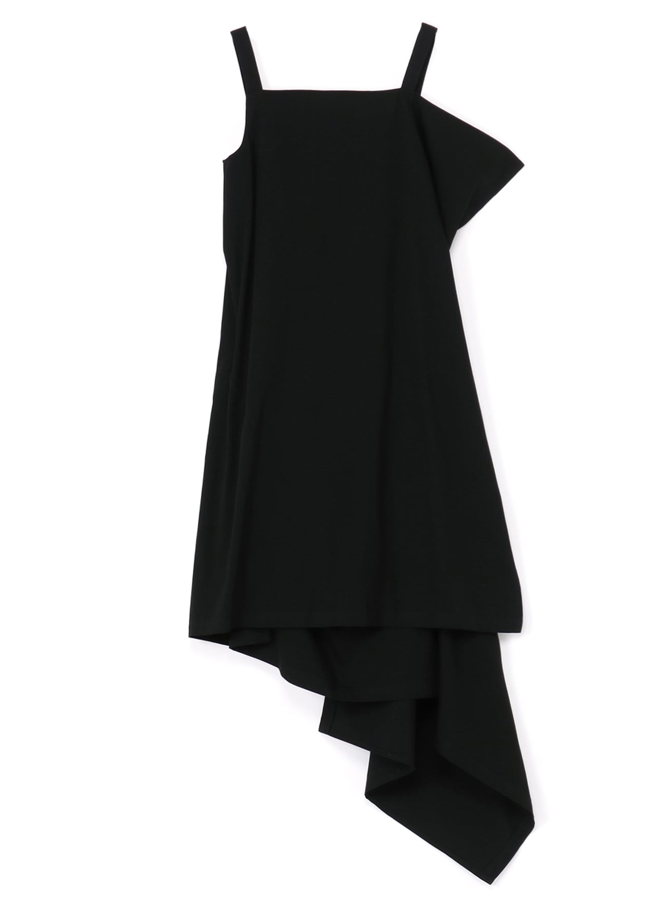 BLACK DENIM ASYMMETRIC DRESS WITH PIN B
