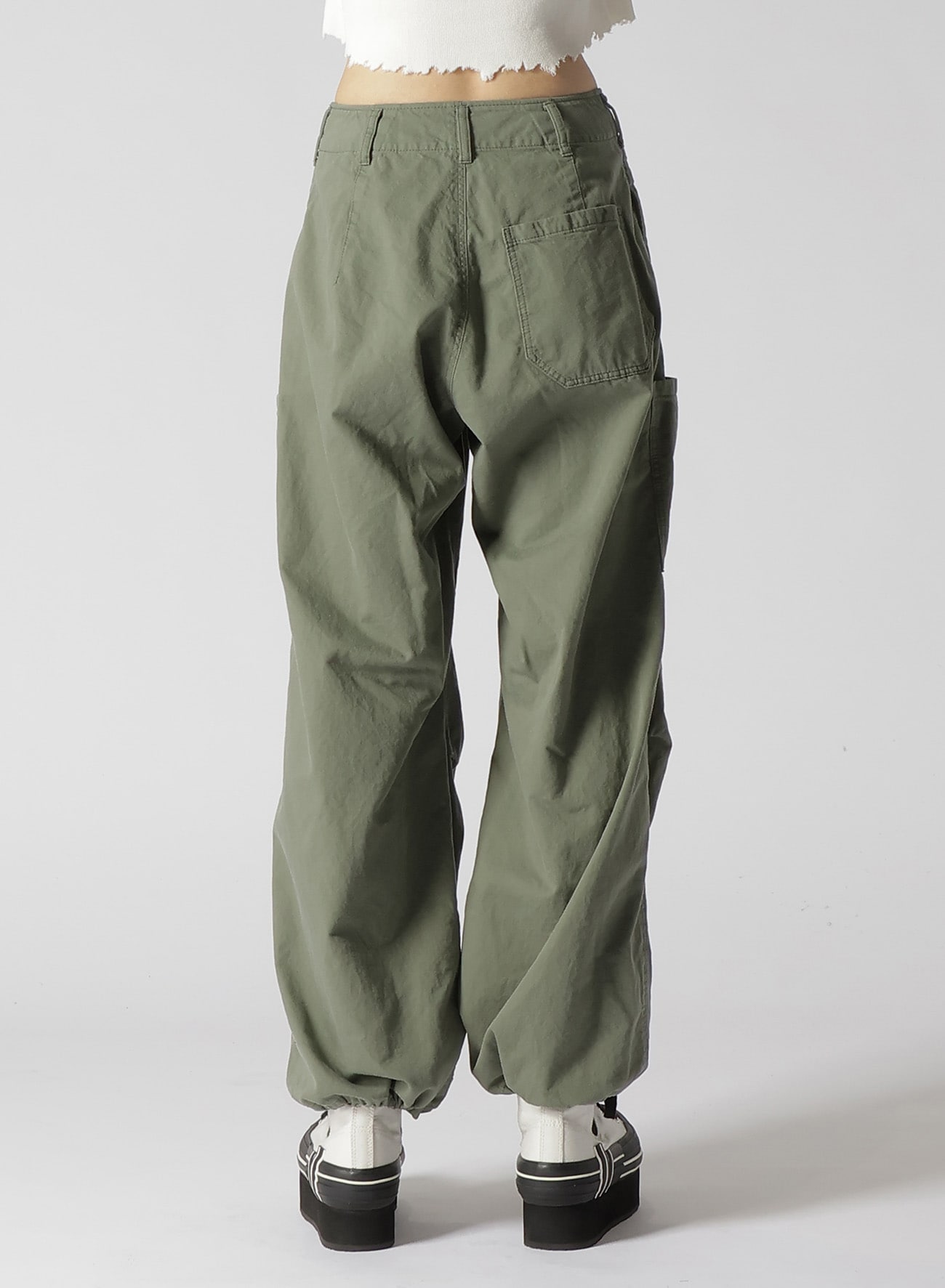 MILITARY TWILL DRAWCORD PANTS