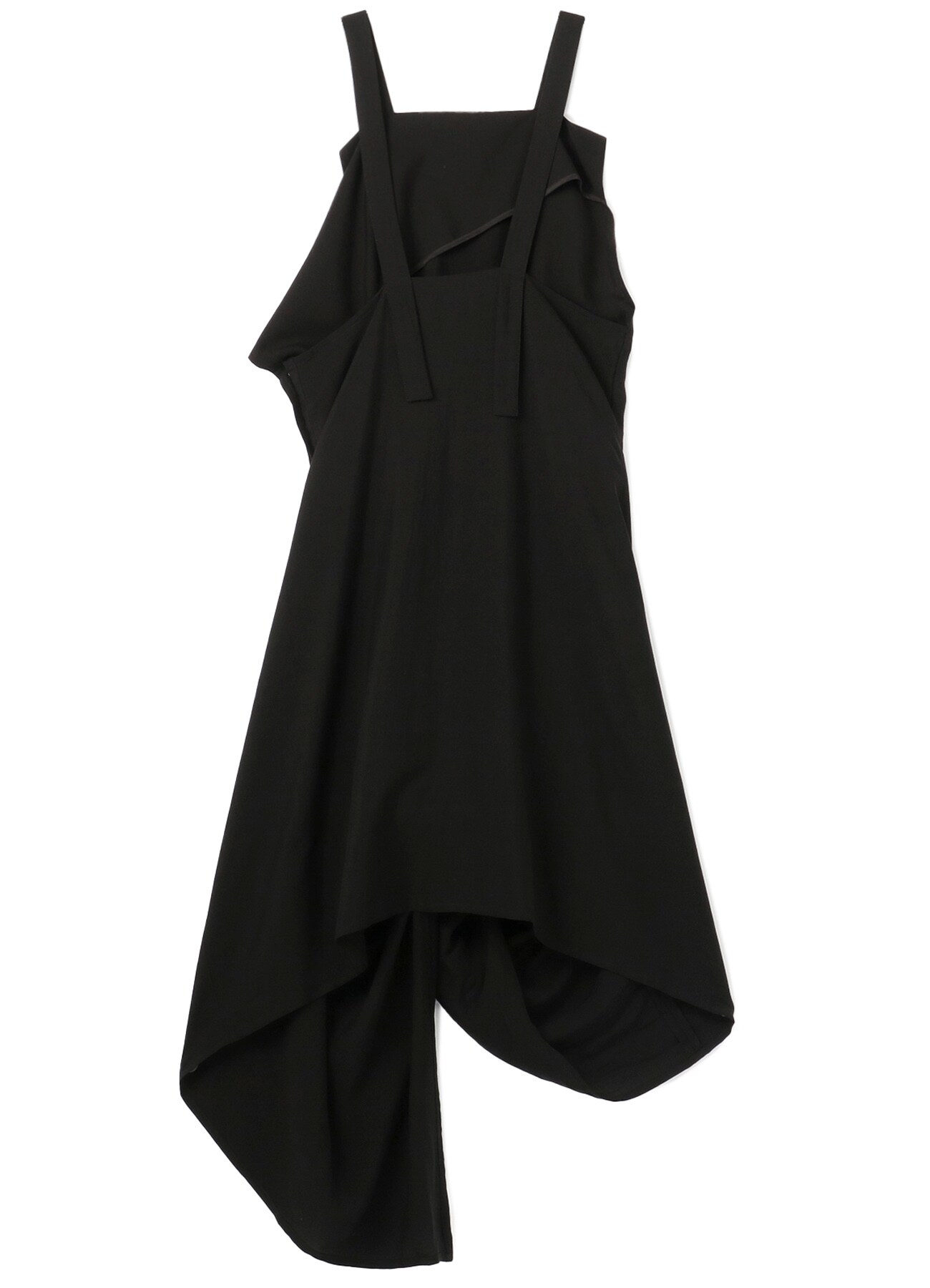 Ly/Cu Gabardine Cross Shoulder Strap Dress