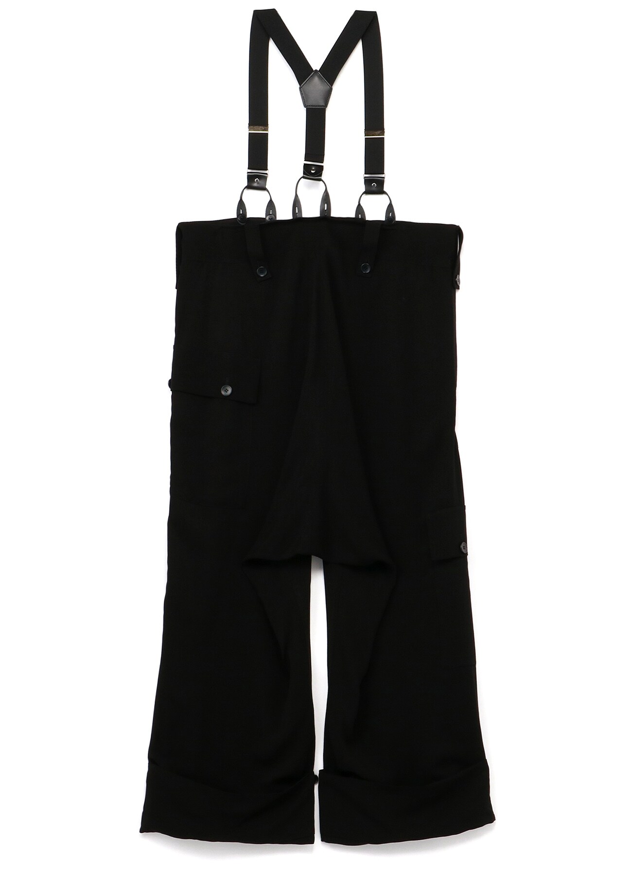 Ry/Cu Ascii Eye Print Suspenders Pants
