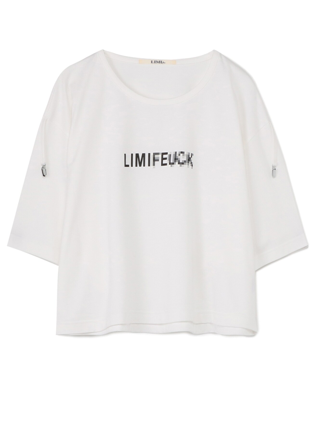LIMIxExxx Print Suspender Harf Sleeve T-Shirt