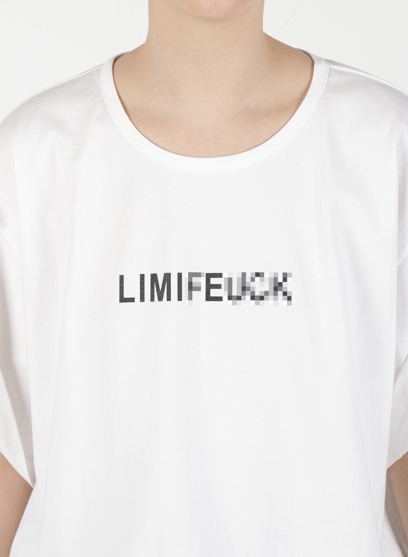 LIMIxExxx Print Suspender Harf Sleeve T-Shirt