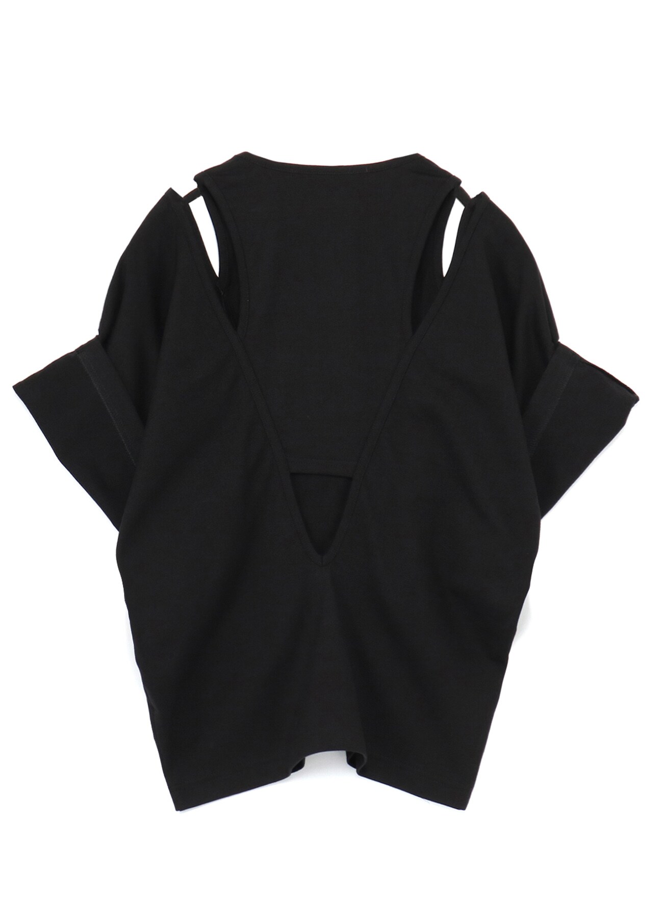 40/2 Cotton Plain stitch Suspender Slit T-shirt