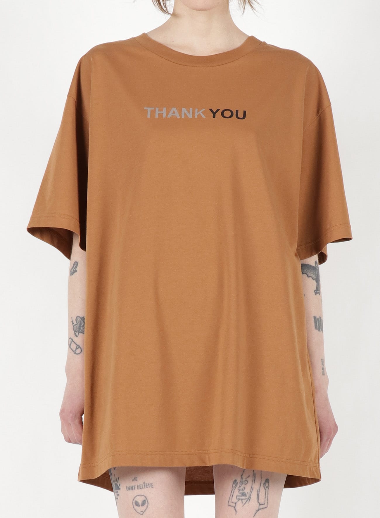 Fu*k You Print Oversized T-Shirt