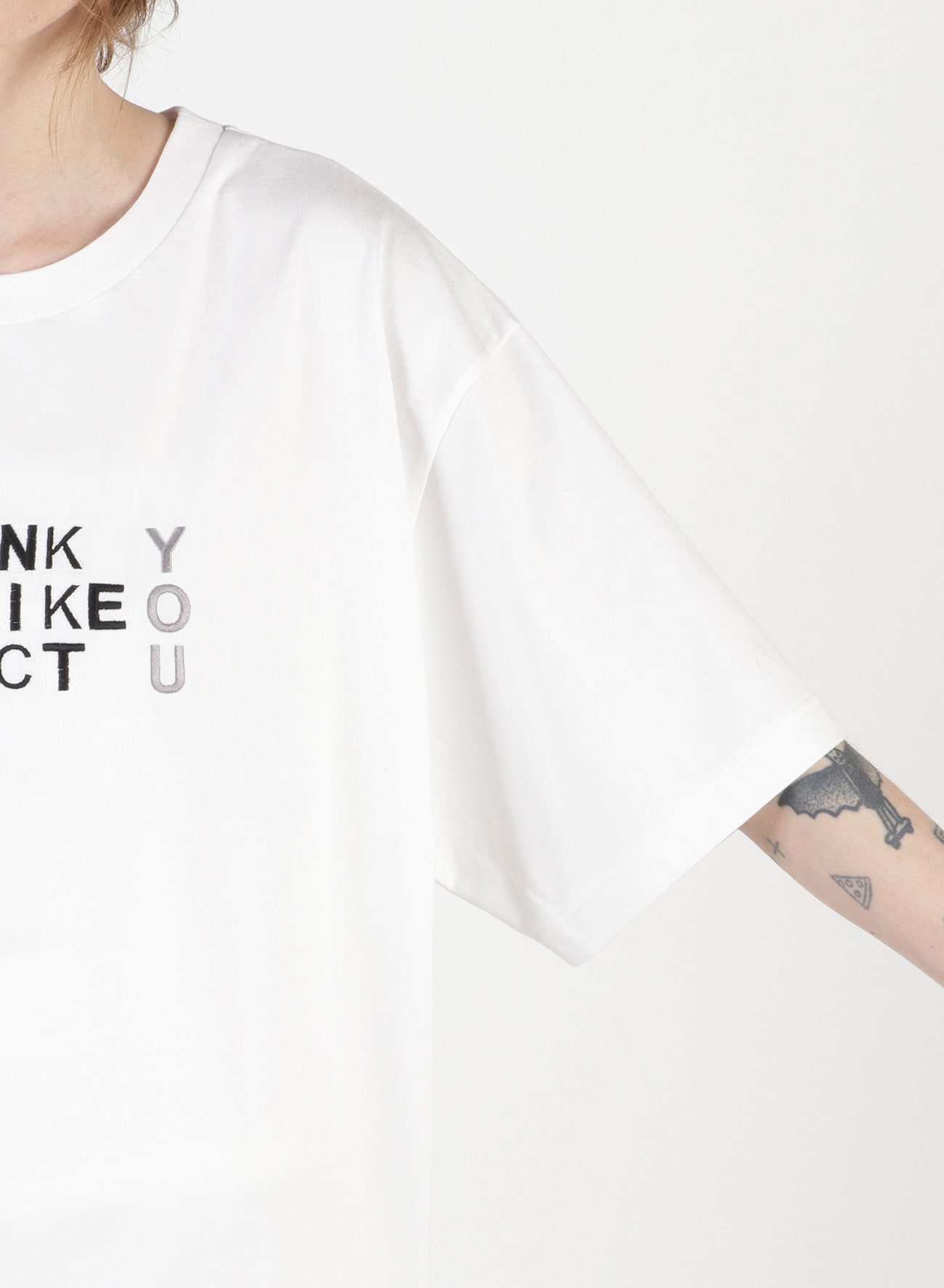 FU*K YOU Embroidery Oversized T-Shirt