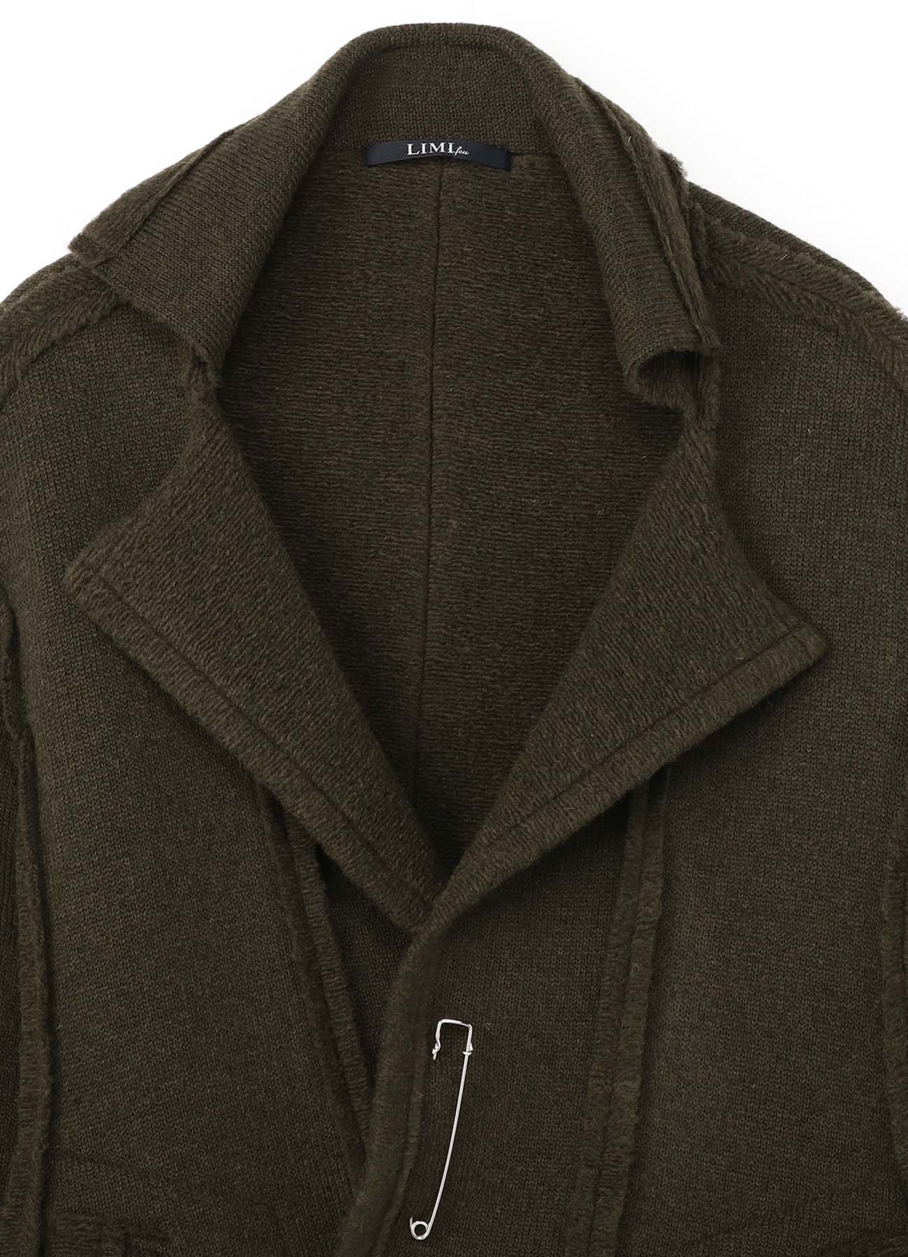 Wool Lowgauge PS Front Square Hem Cutsew Coat