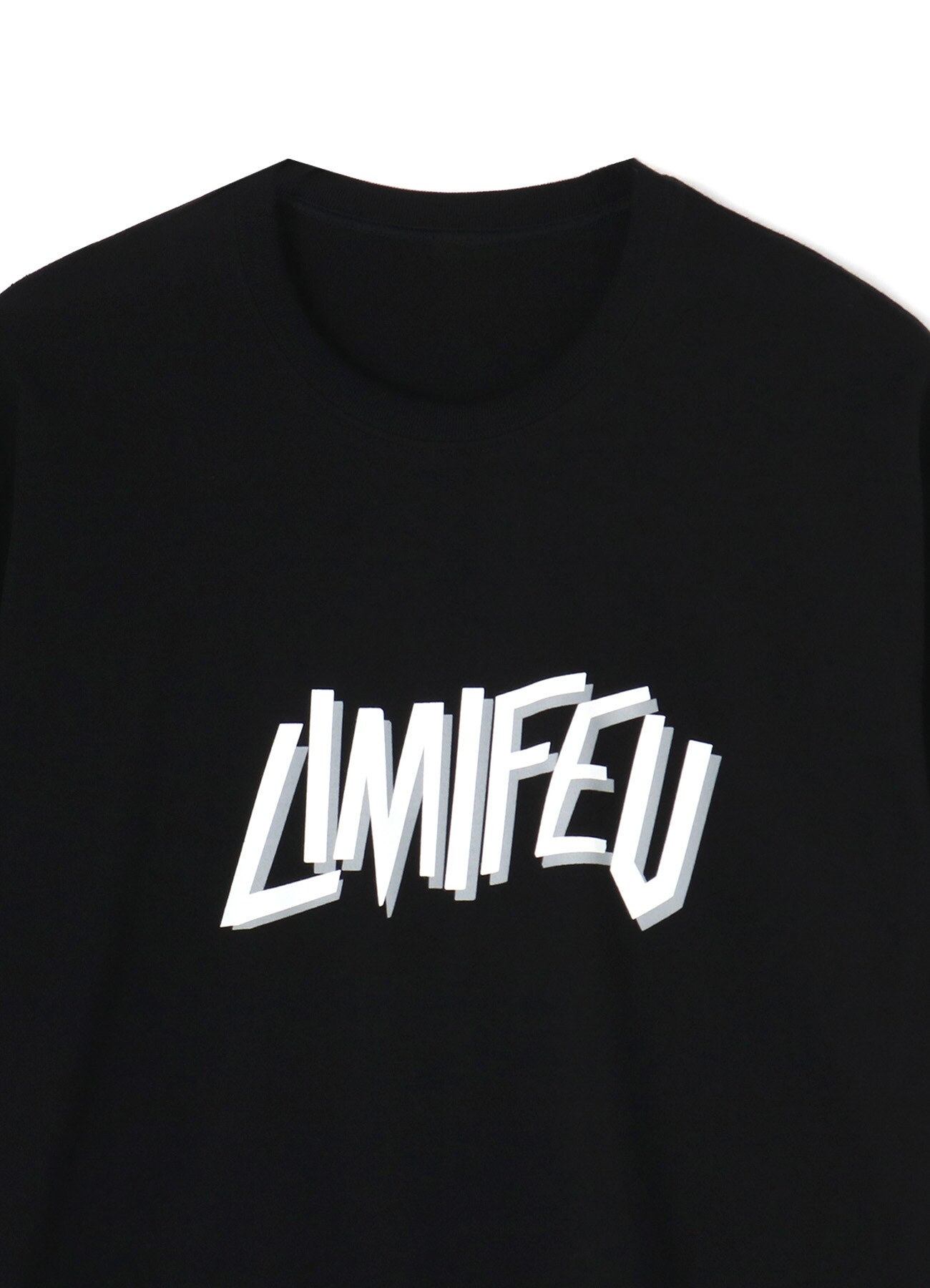 20/-Plain Stitch LIMI FEU Print T-Shirt F(M Black): LIMI feu｜THE 