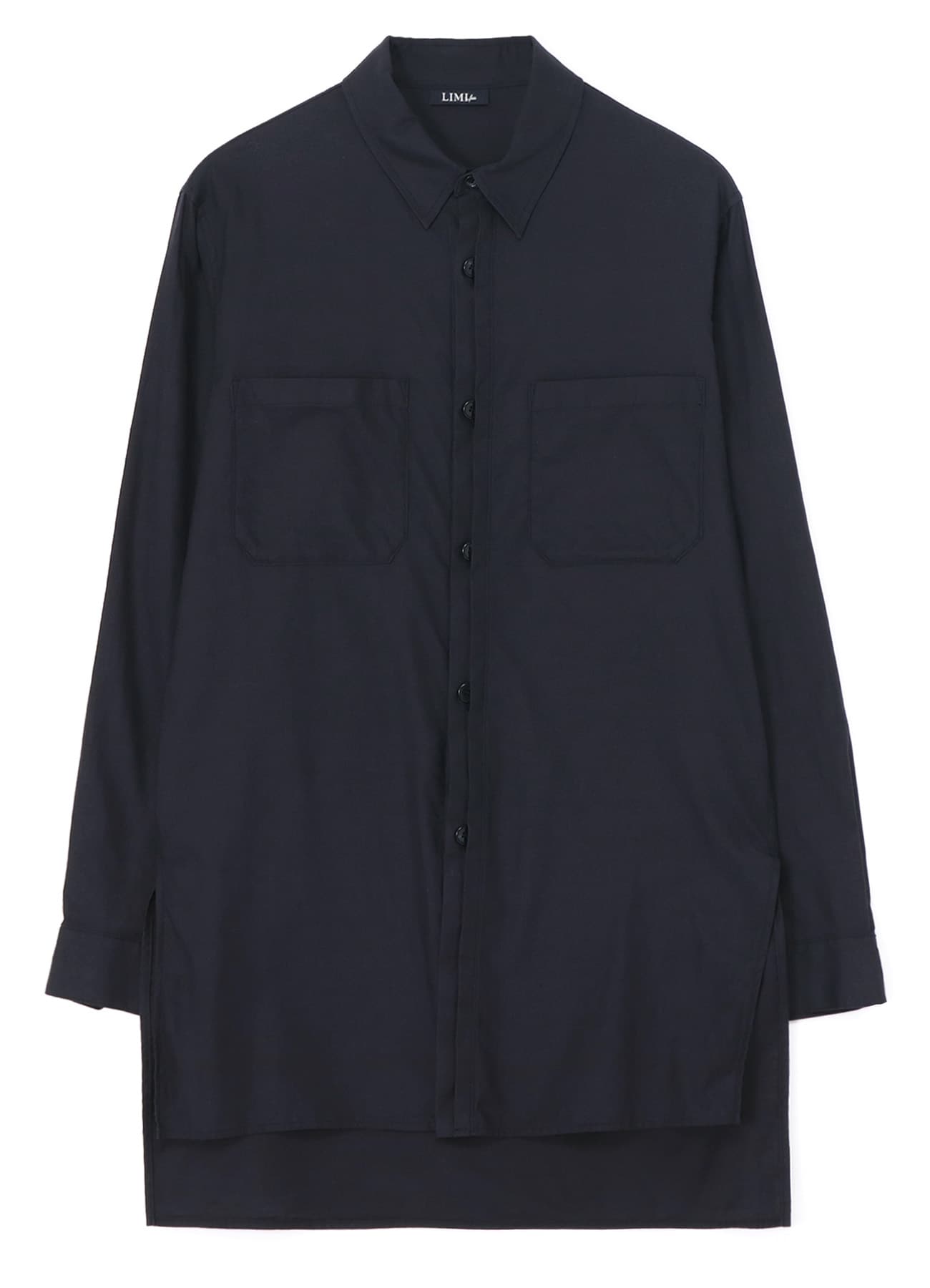 COTTON TWILL SHIRT WITH COVERED PLACKET