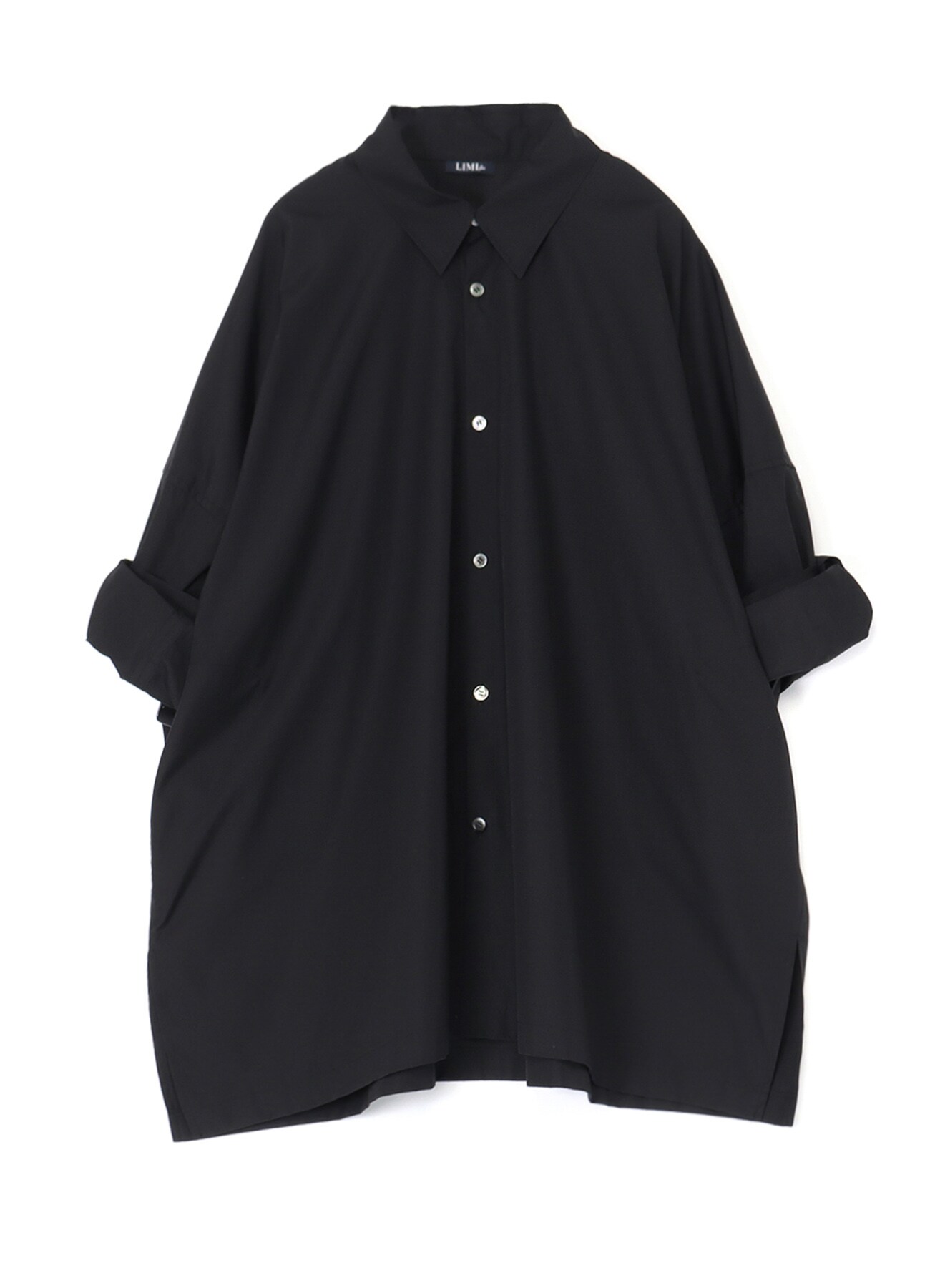100/2 COTTON BROADCLOTH SHIRT WITH BACK BELT DETAIL