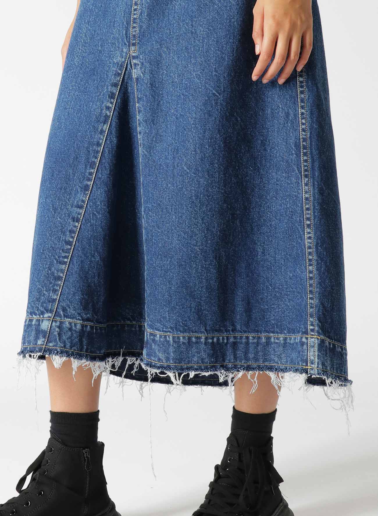 12OZ DENIM FLARED SKIRT