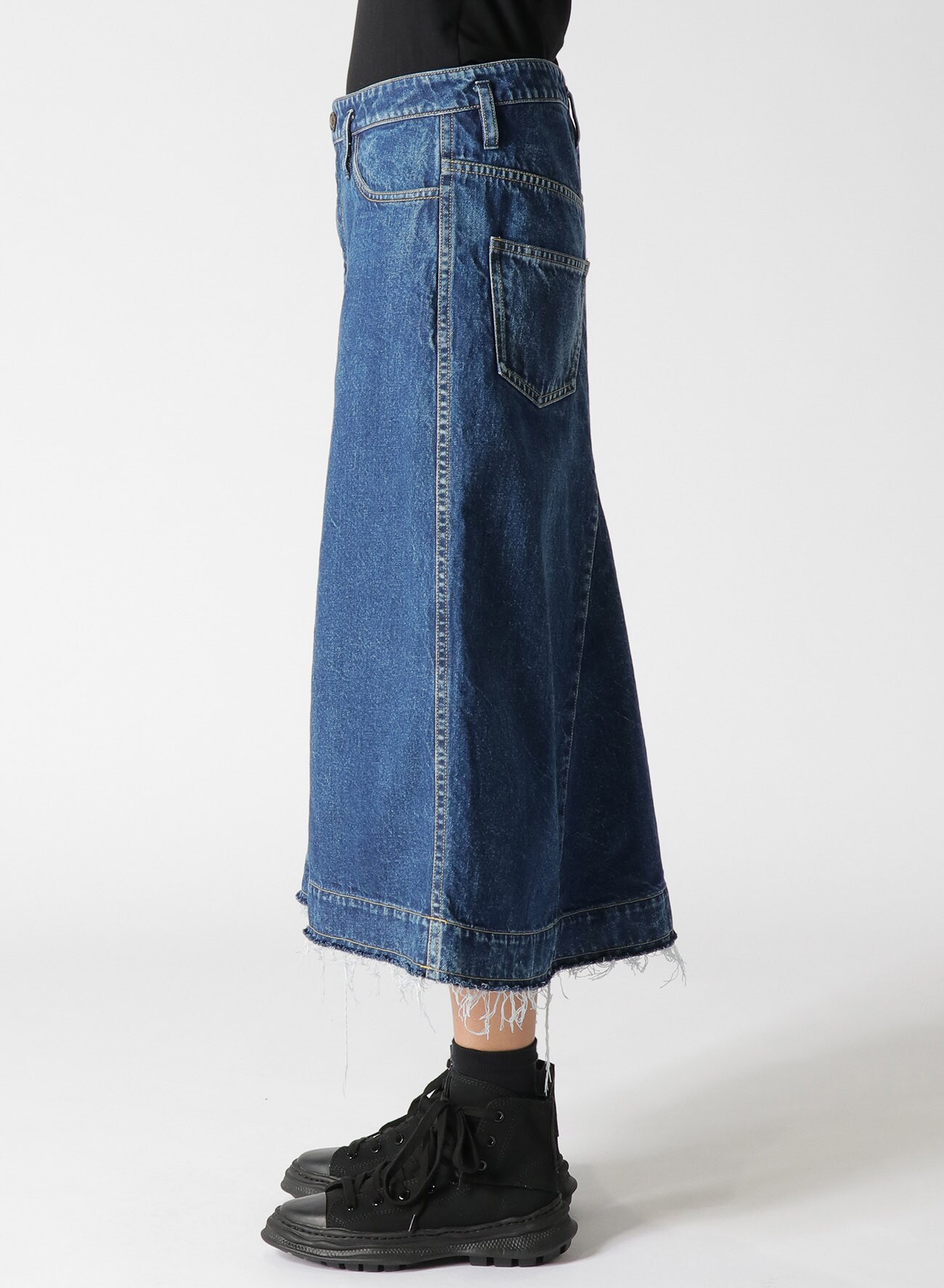 12OZ DENIM FLARED SKIRT