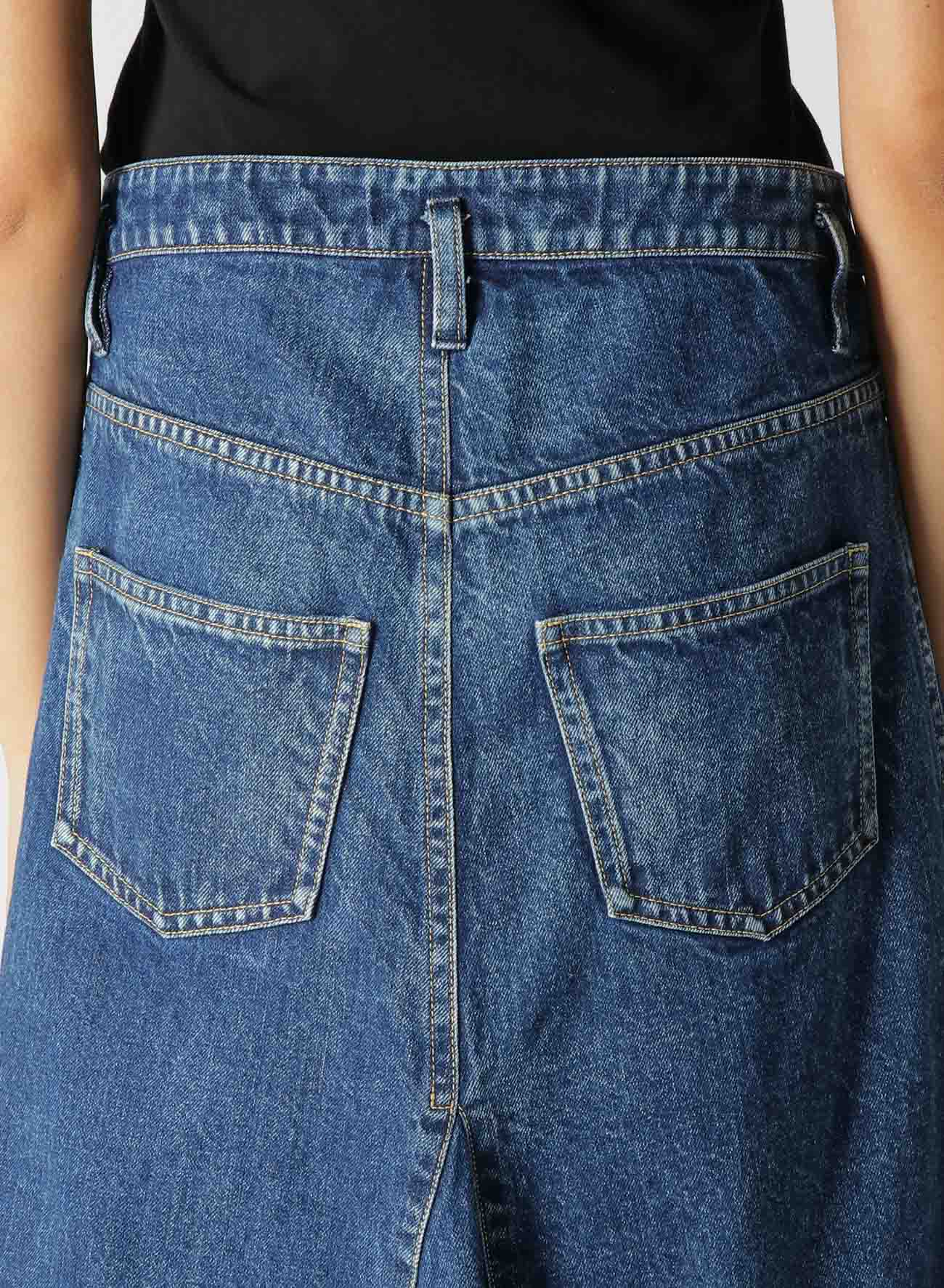 12OZ DENIM FLARED SKIRT