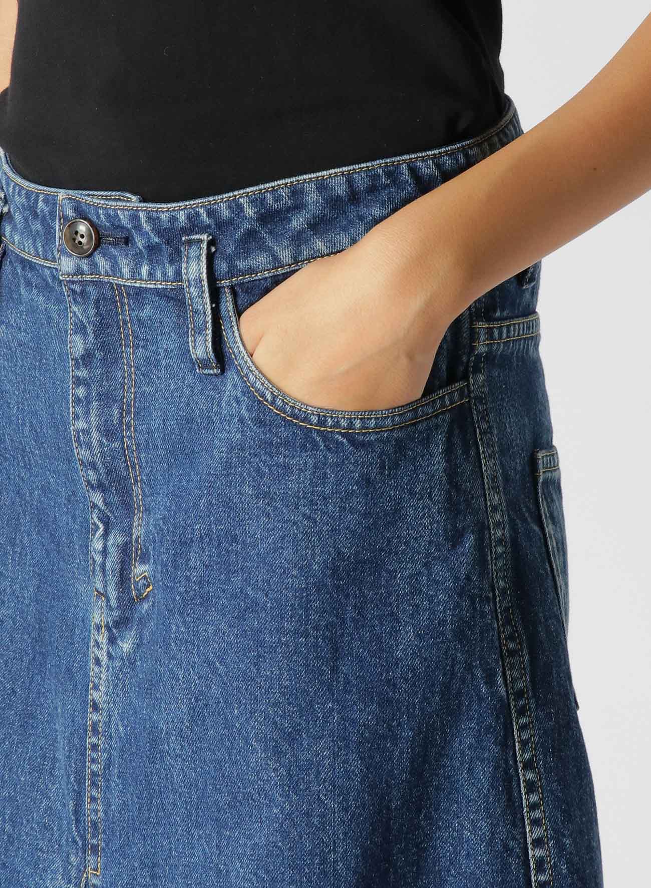 12OZ DENIM FLARED SKIRT