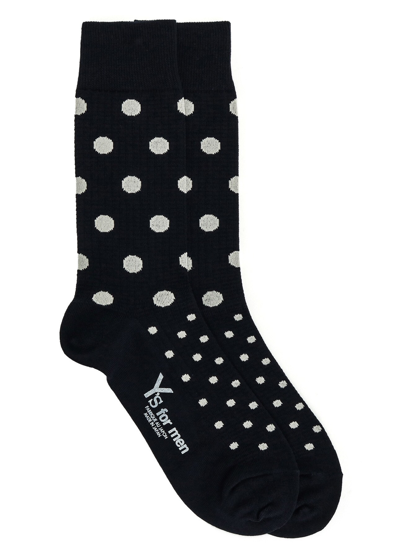 COTTON ACRYLIC NYLON LATTICE DOT SOCKS