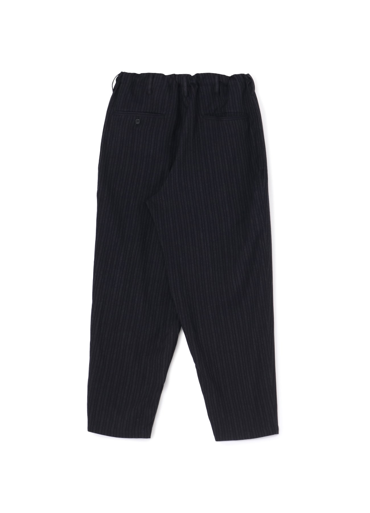 RAYON STRIPE PANTS WITH SIDE TUCK