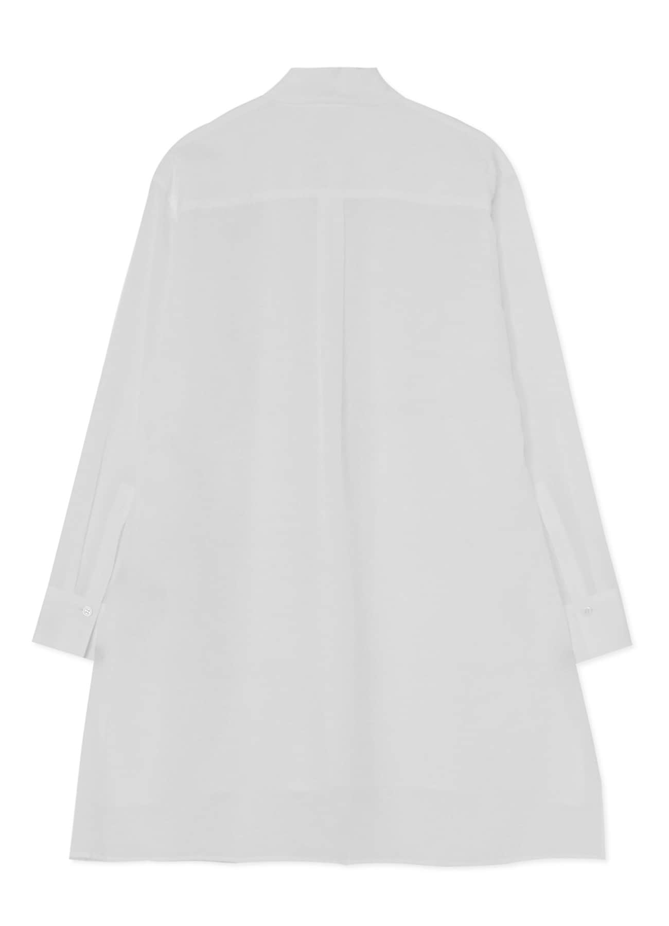 TENCEL ROOMY BLOUSE WITH OVERLAPPING PLACKET