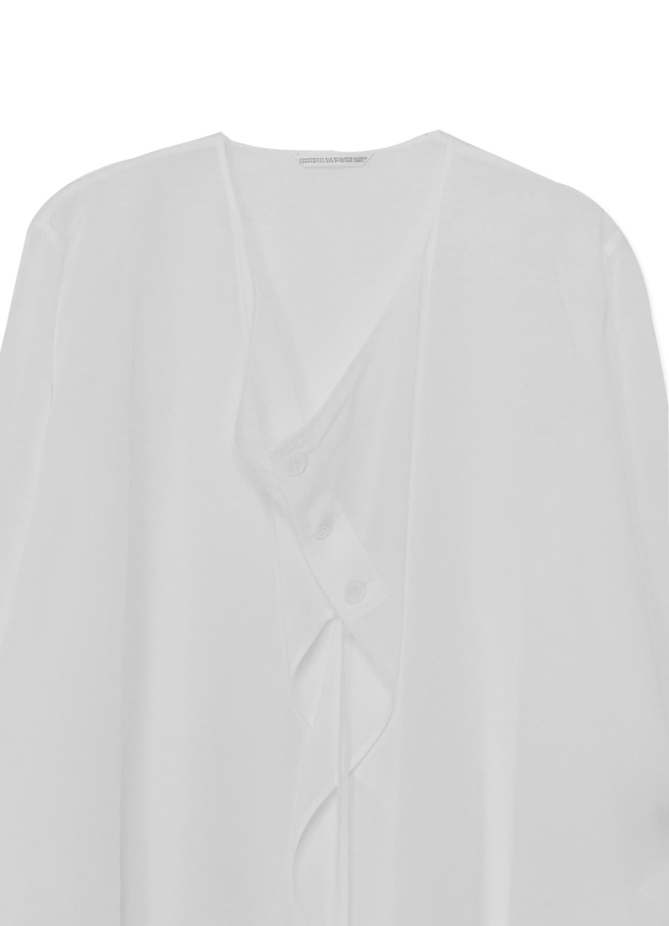 BLOUSE WITH FRONT SLIT	