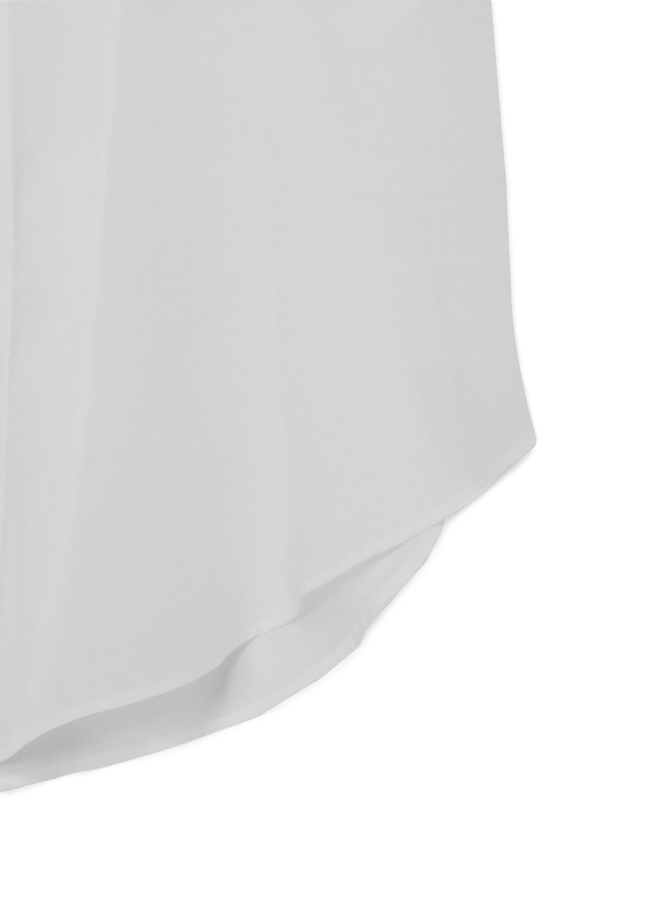 ASYMMETRIC FLARED DRESS SHIRT(XS White): power of the WHITE shirt｜THE SHOP  YOHJI YAMAMOTO