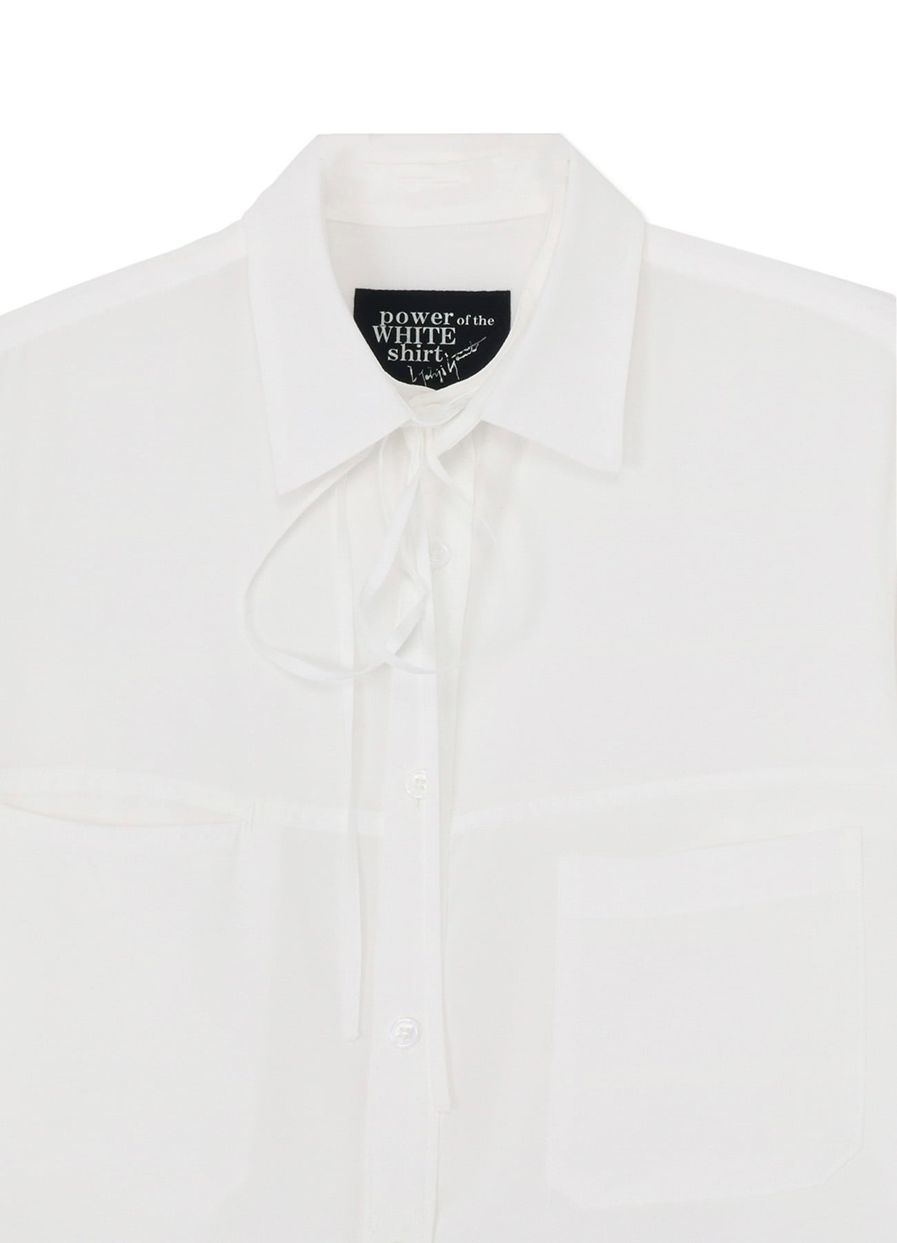 CELLULOSE LAWN STRING DETAIL SHIRT