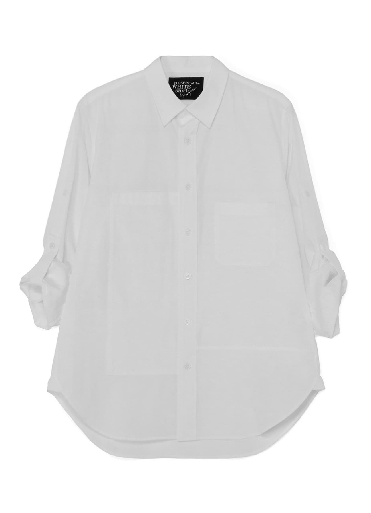 100/2 COTTON BROADCLOTH SHIRT WITH ADJUSTABLE SLEEVES