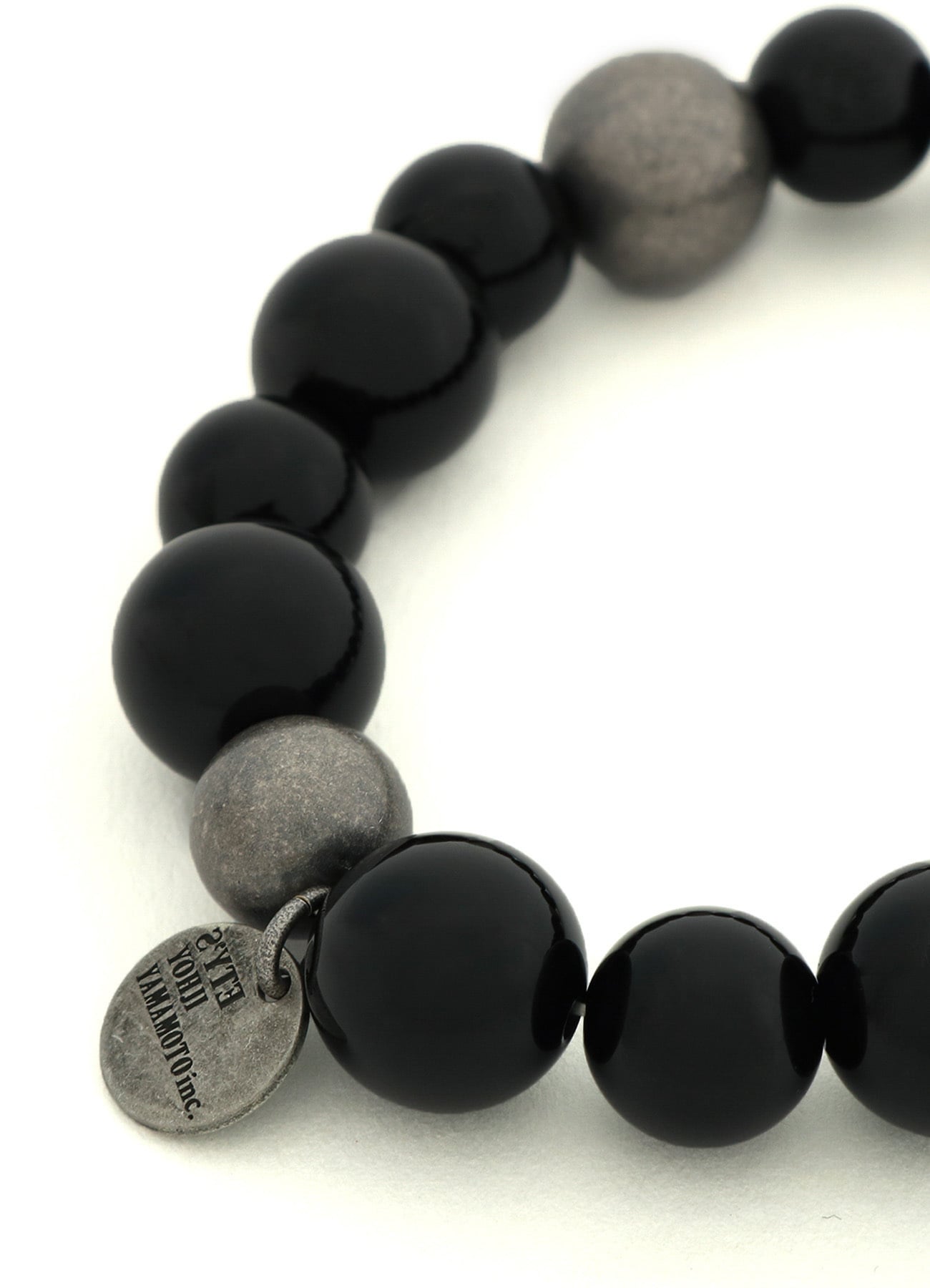 Black Onyx Beaded Bracelet, Faceted – Crystal Heart