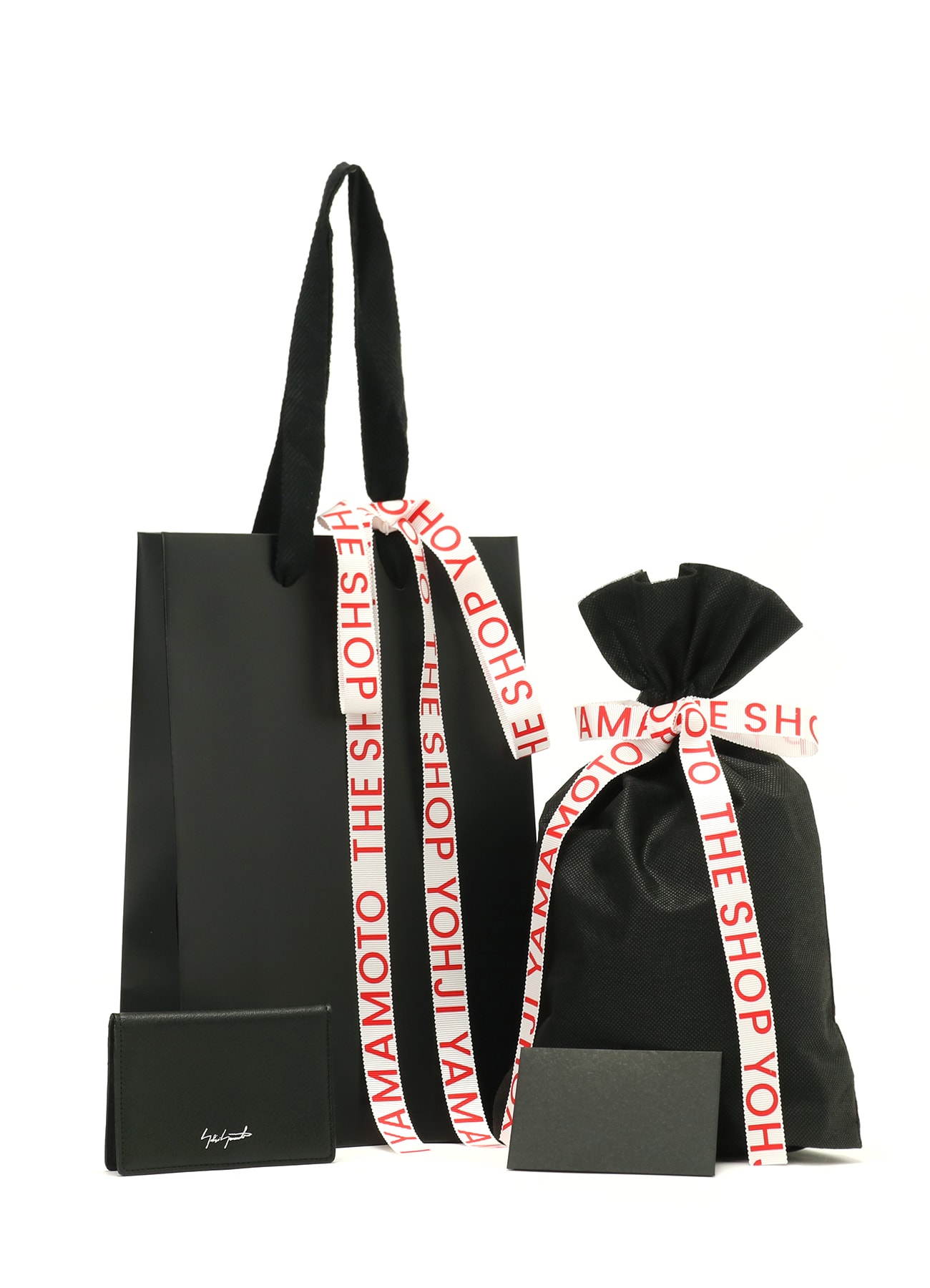 Self-wrap THE SHOP GIFT WRAPPING KIT (S) (WhitexRed)	