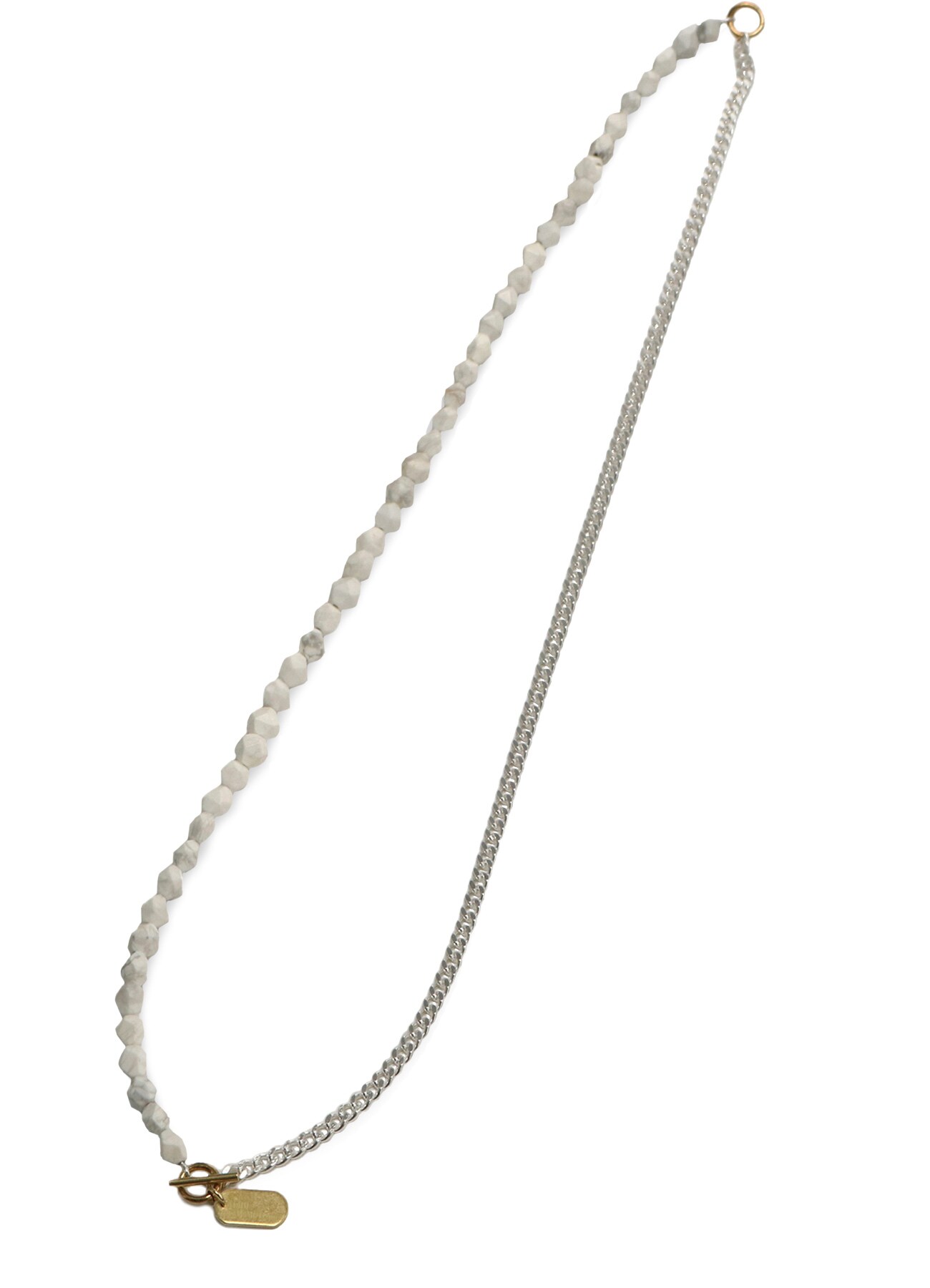White Howlite Hain Necklace Bracelet